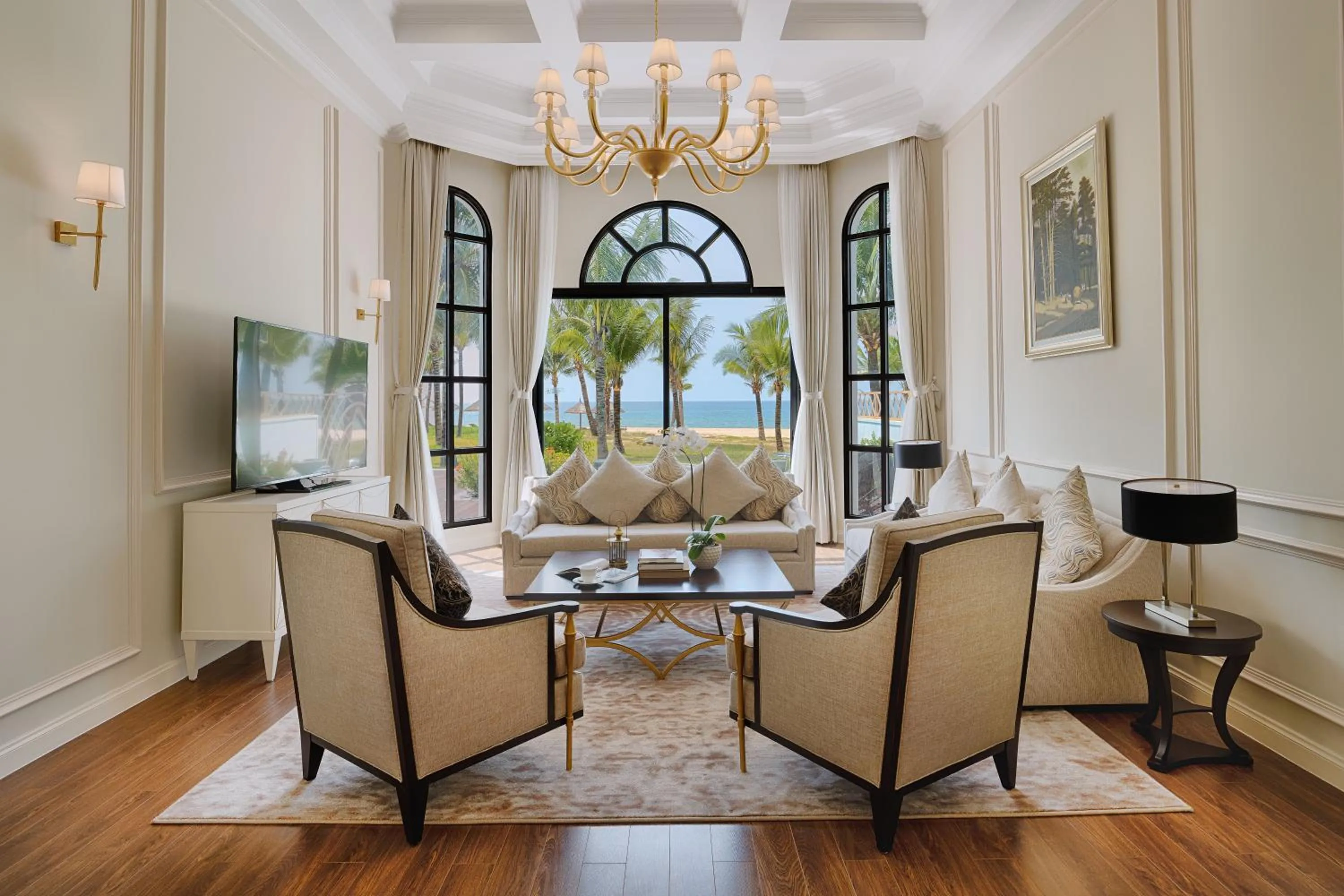 Living room in Vinpearl Wonderworld Phu Quoc