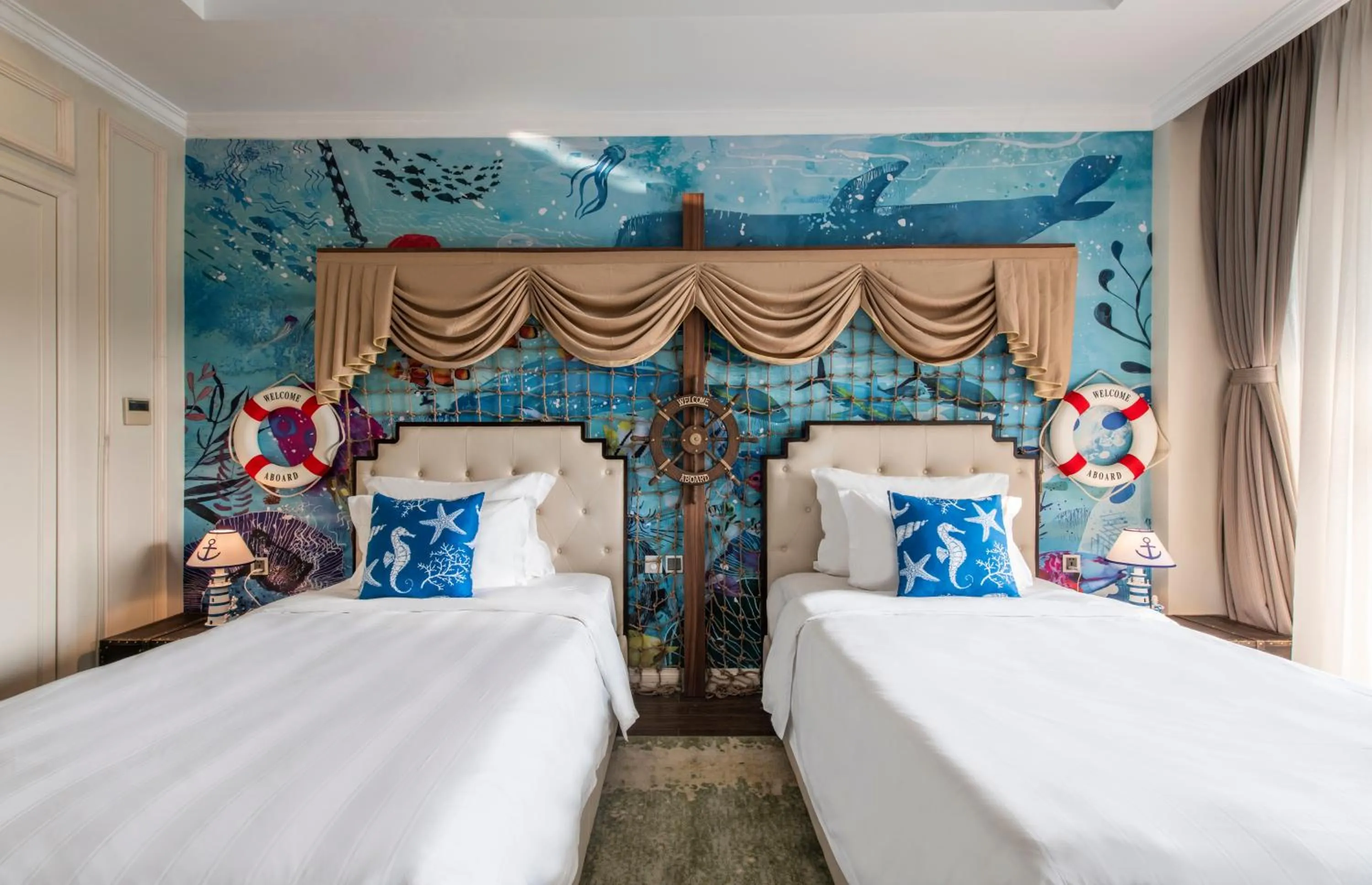 Bedroom, Bed in Vinpearl Wonderworld Phu Quoc