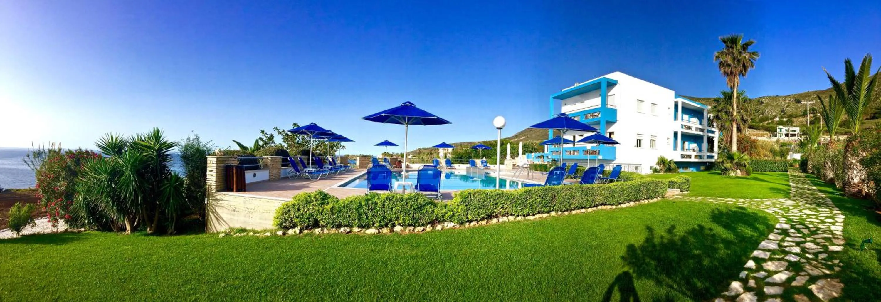 Property building in Kanakis Blue Beach Apartments