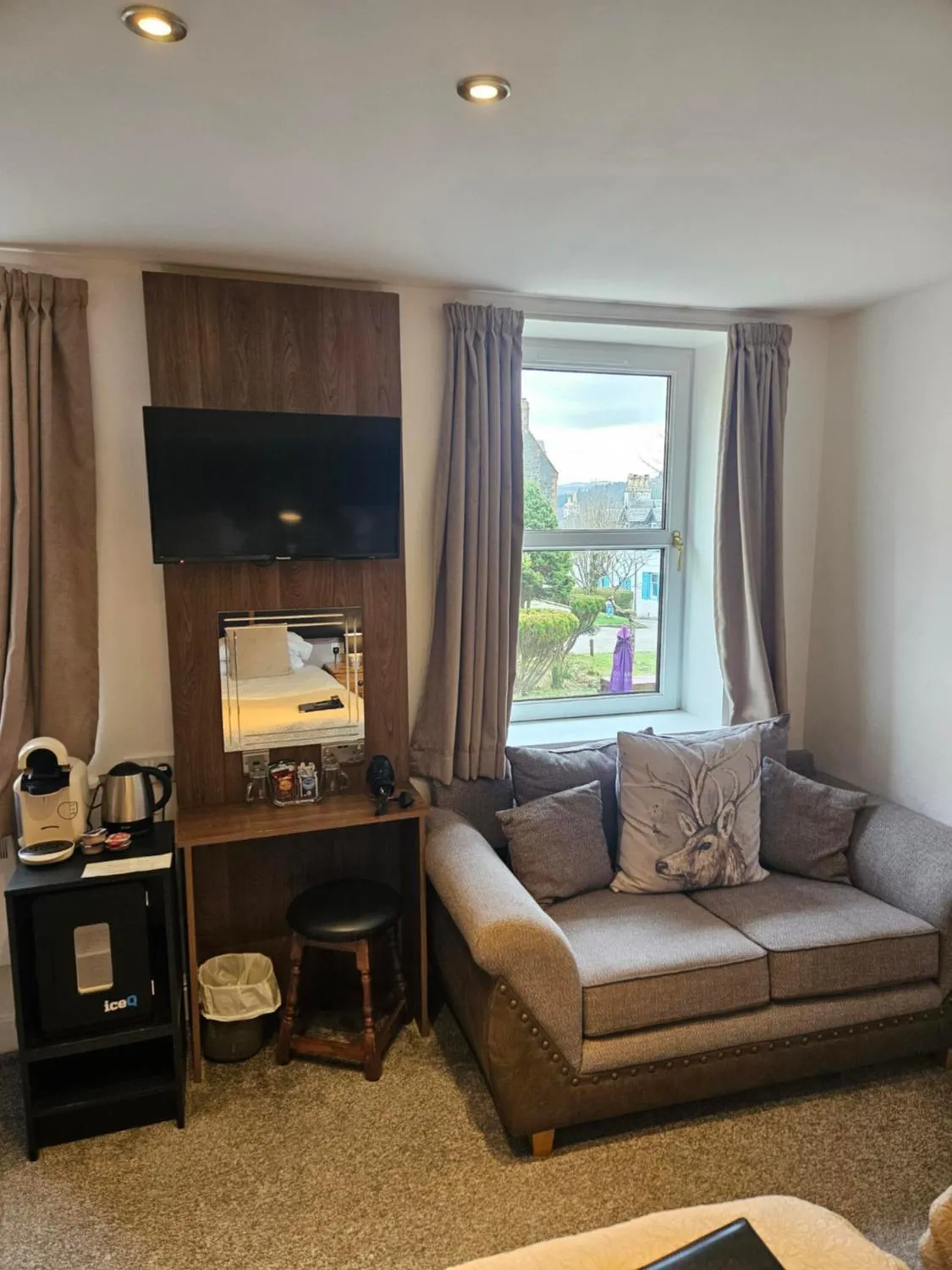 Seating area in Park Lodge Hotel