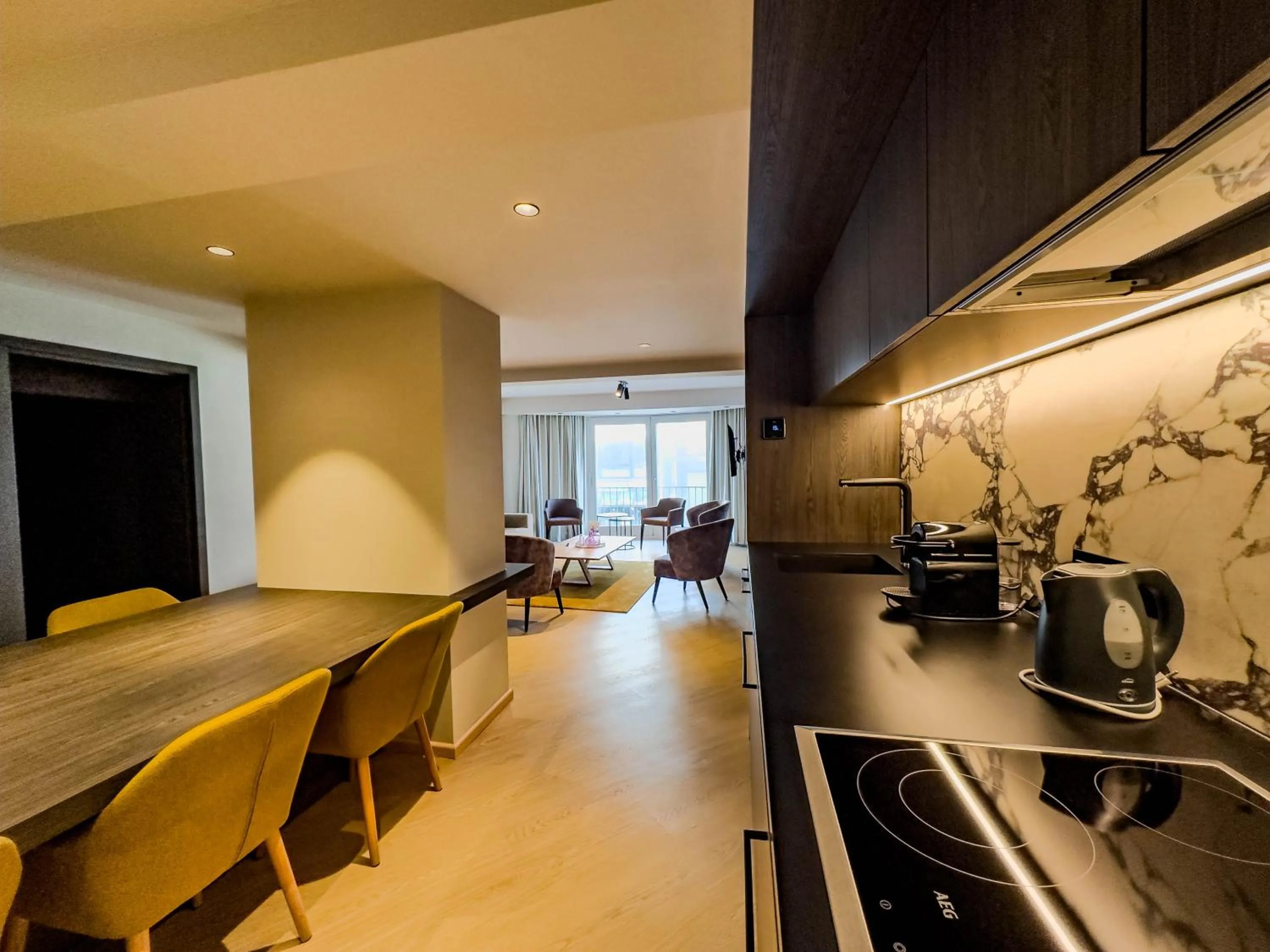 Kitchen or kitchenette in Hotel Villa Select