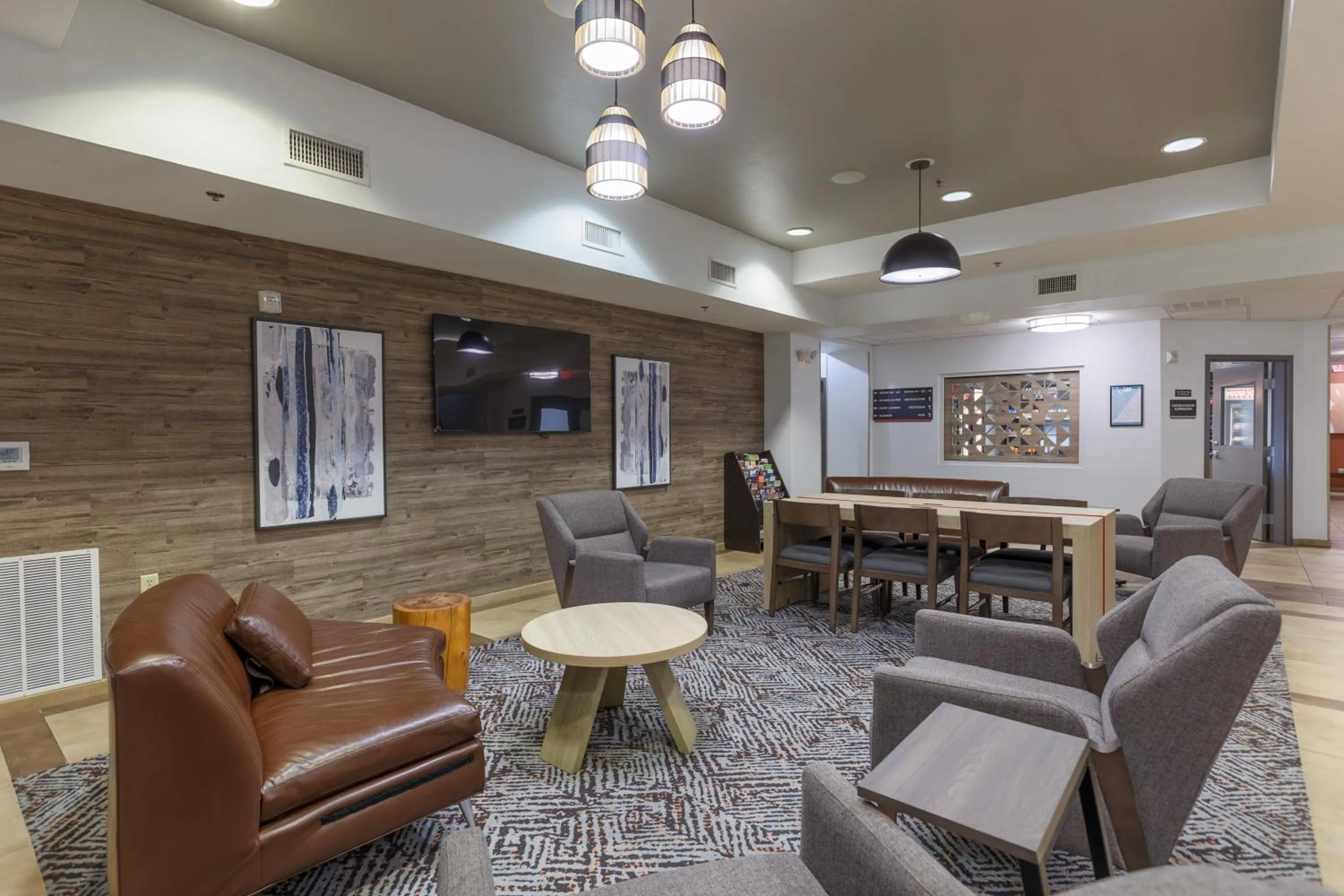 Seating area in Candlewood Suites San Marcos by IHG