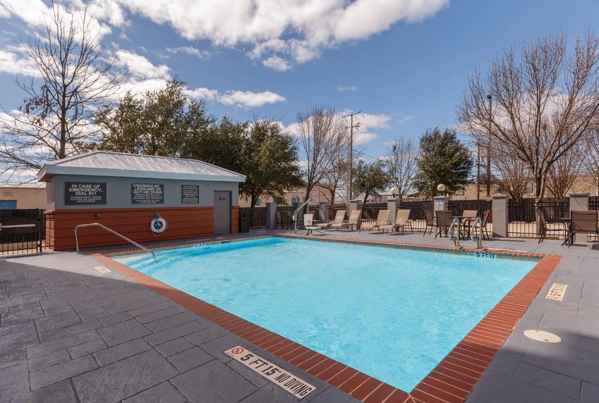 Swimming pool in Candlewood Suites San Marcos by IHG