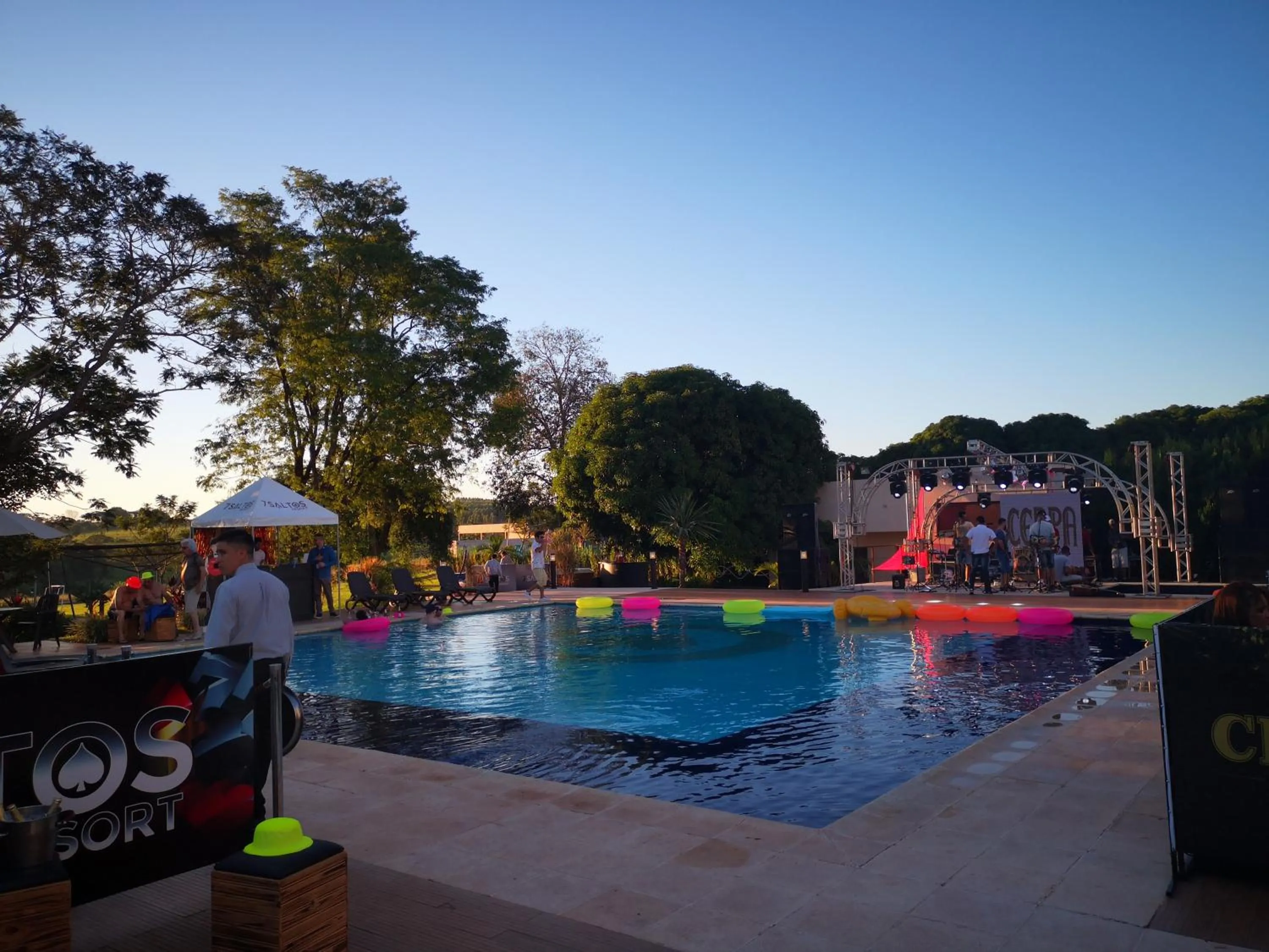 People in 7 Saltos Resort