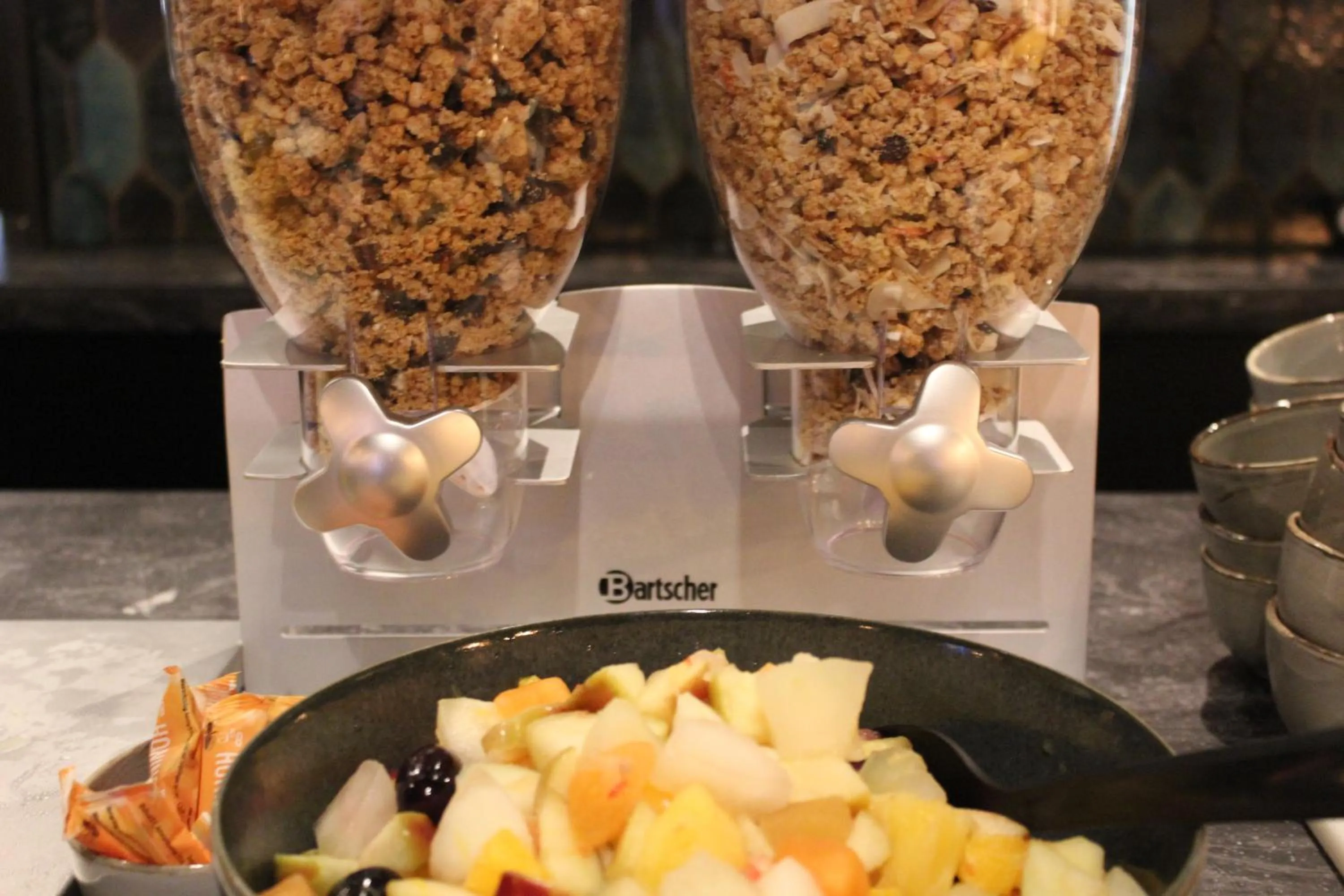 Buffet breakfast in Hotel Bom