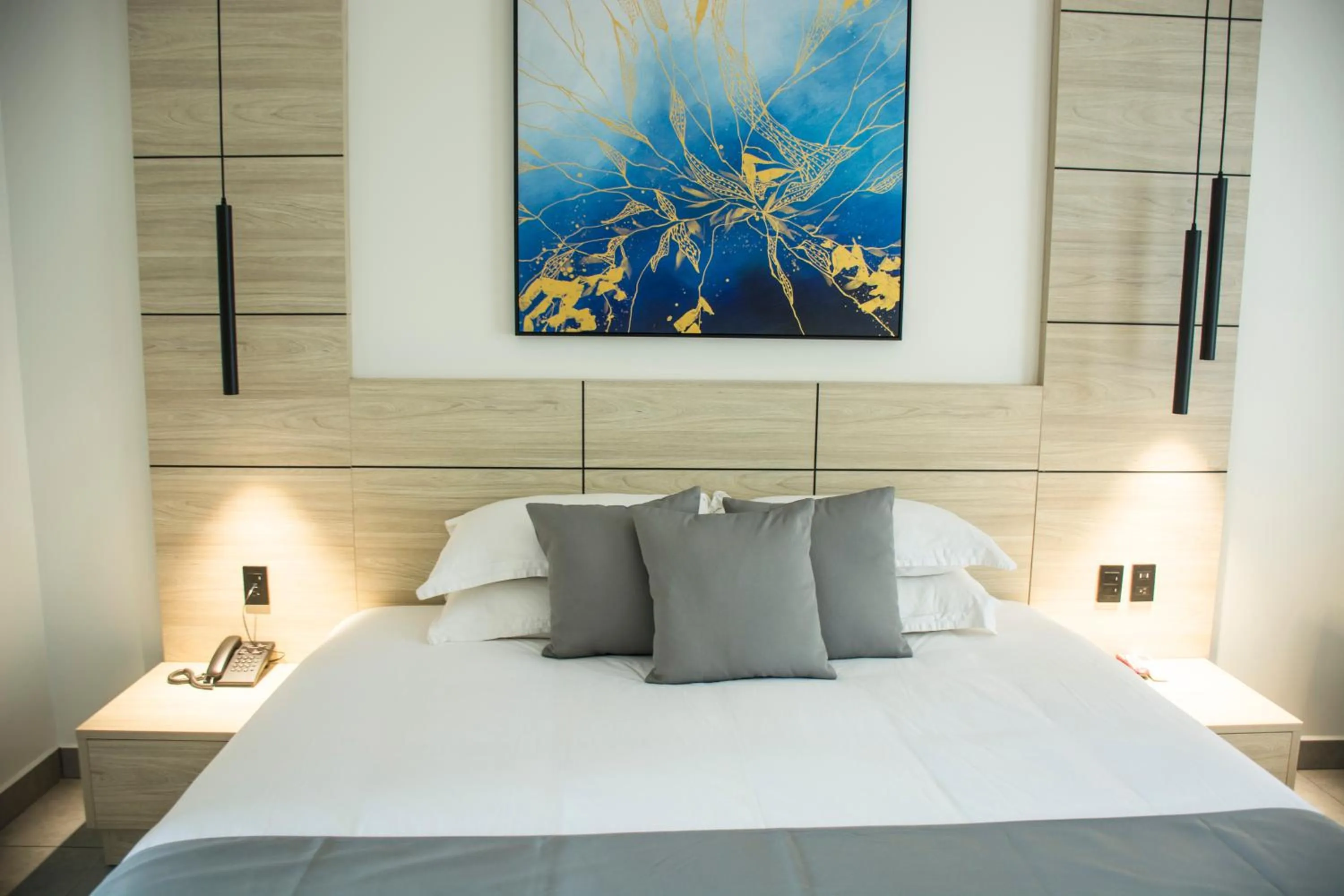 Bed in Hotel Las Cascadas