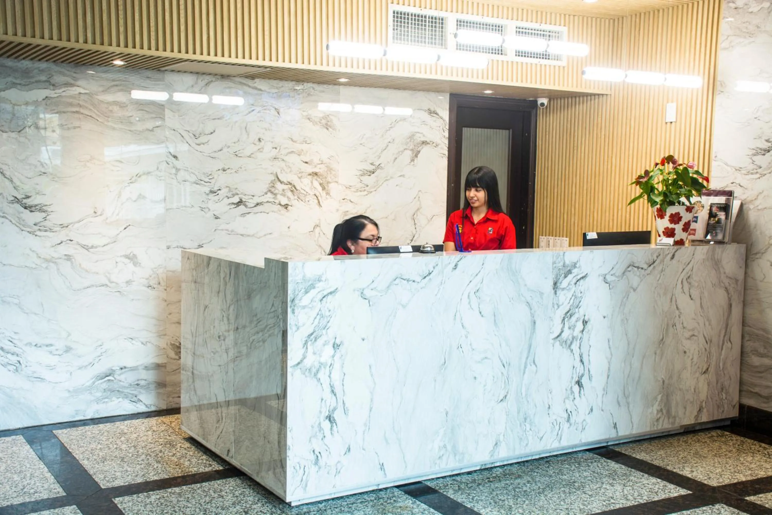 Lobby or reception in Hotel Las Cascadas