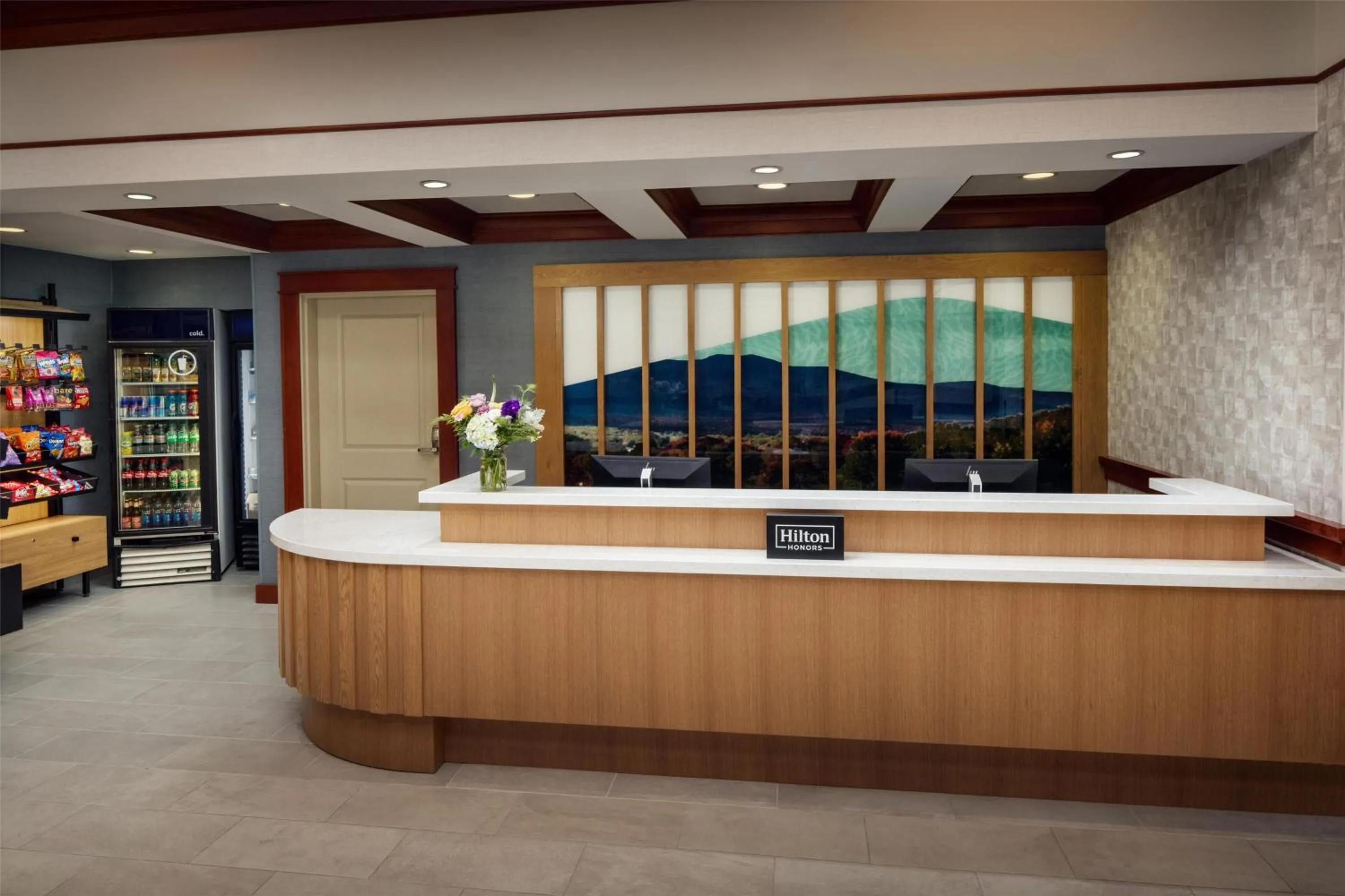 Lobby or reception in Hampton Inn & Suites North Conway