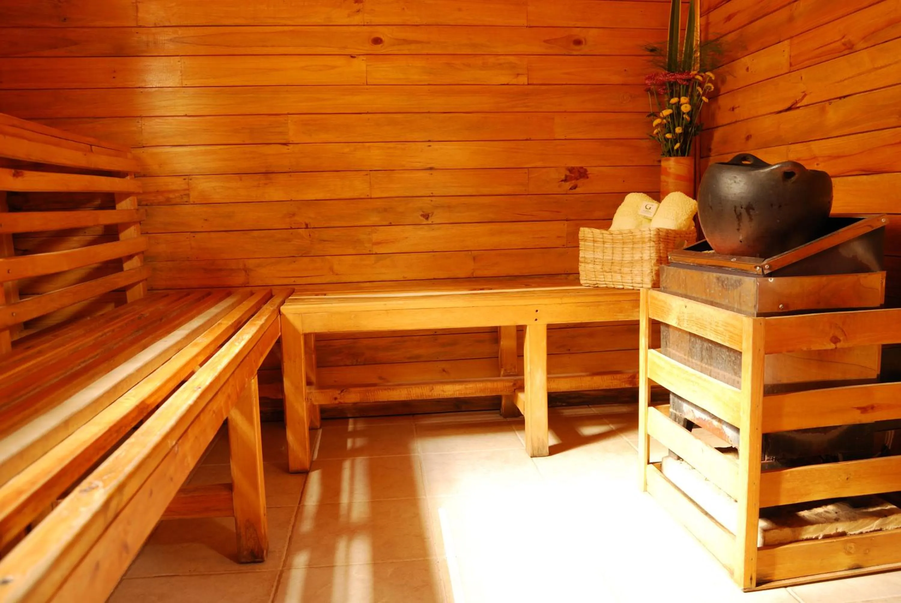Sauna in Hotel y Spa Getsemani