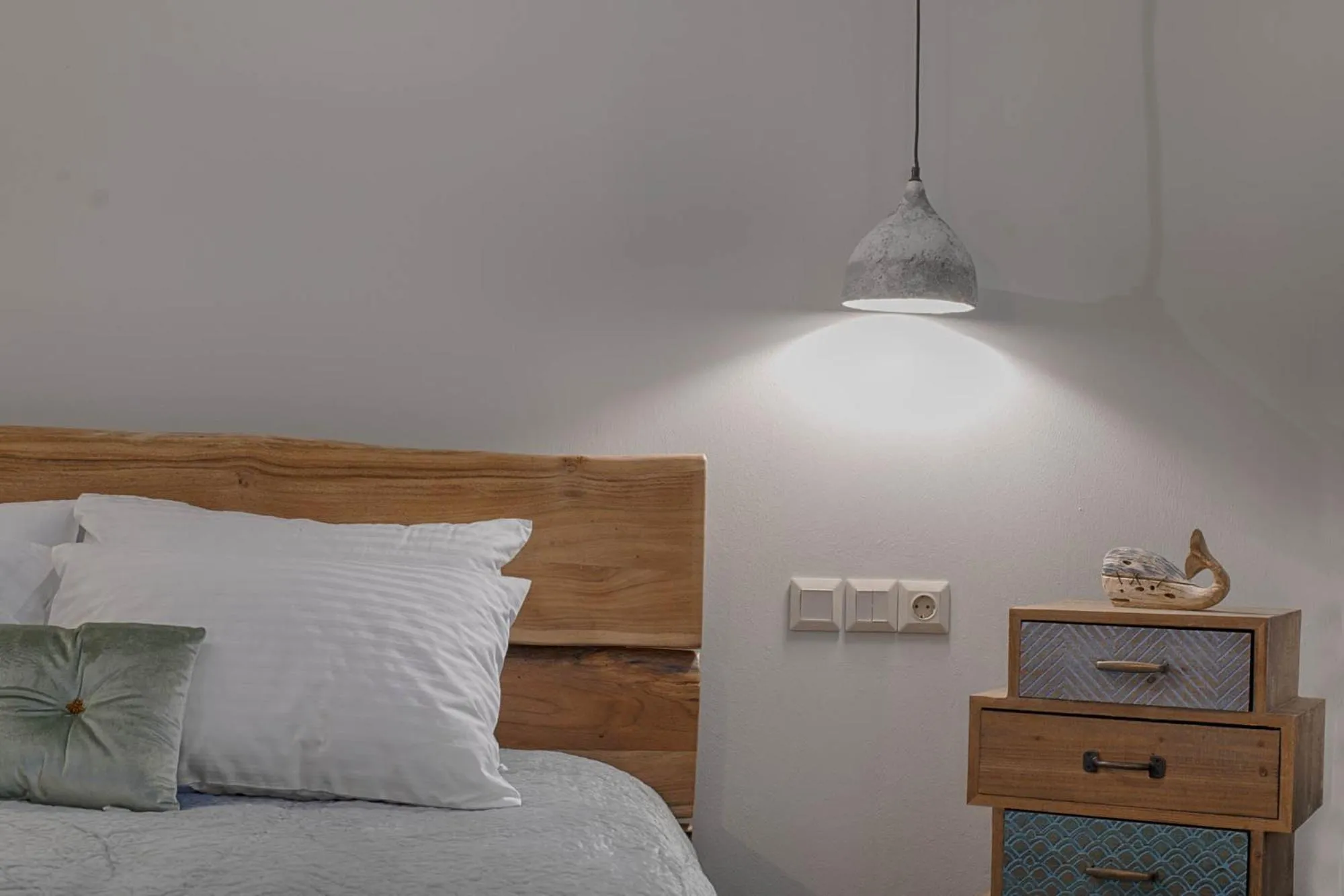 Decorative detail, Bed in Sali Boutique hotel