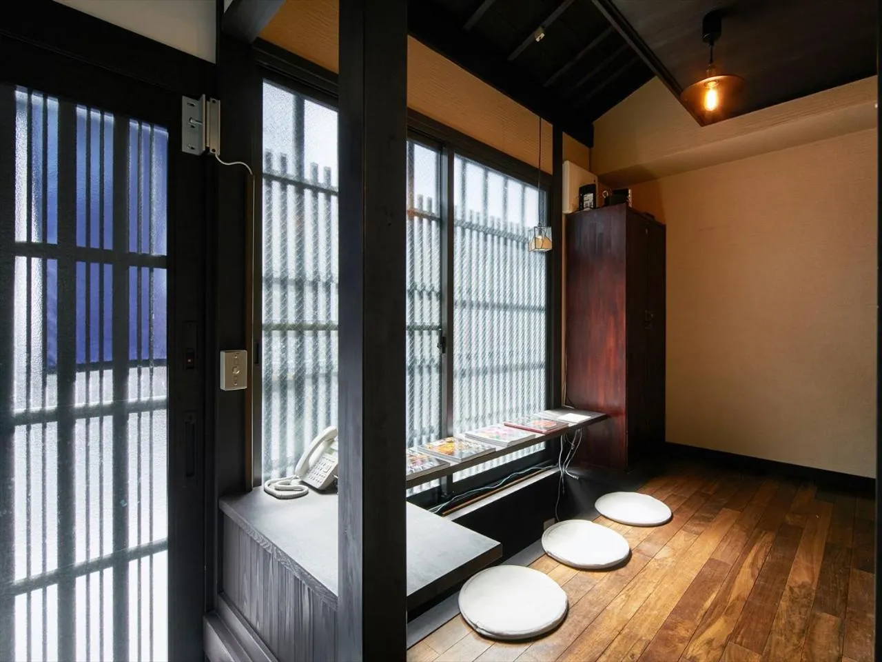 Seating area in Kikyo-an Cozy Private Machiya near JR Nijo Station