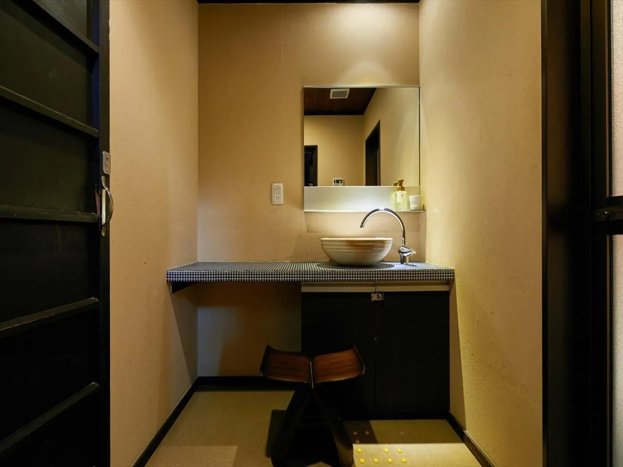 Bathroom in Kikyo-an Cozy Private Machiya near JR Nijo Station