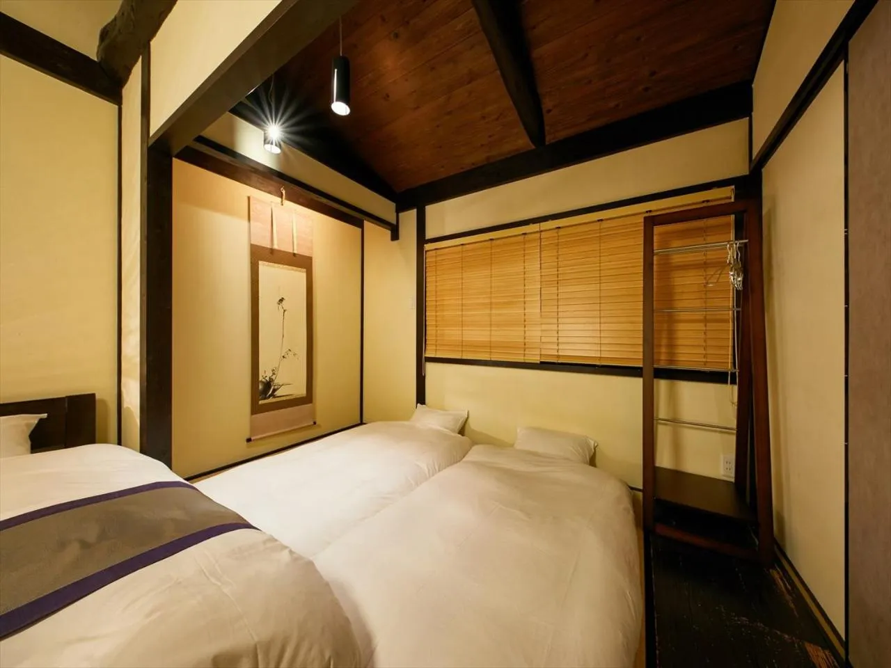 Bedroom, Bed in Kikyo-an Cozy Private Machiya near JR Nijo Station