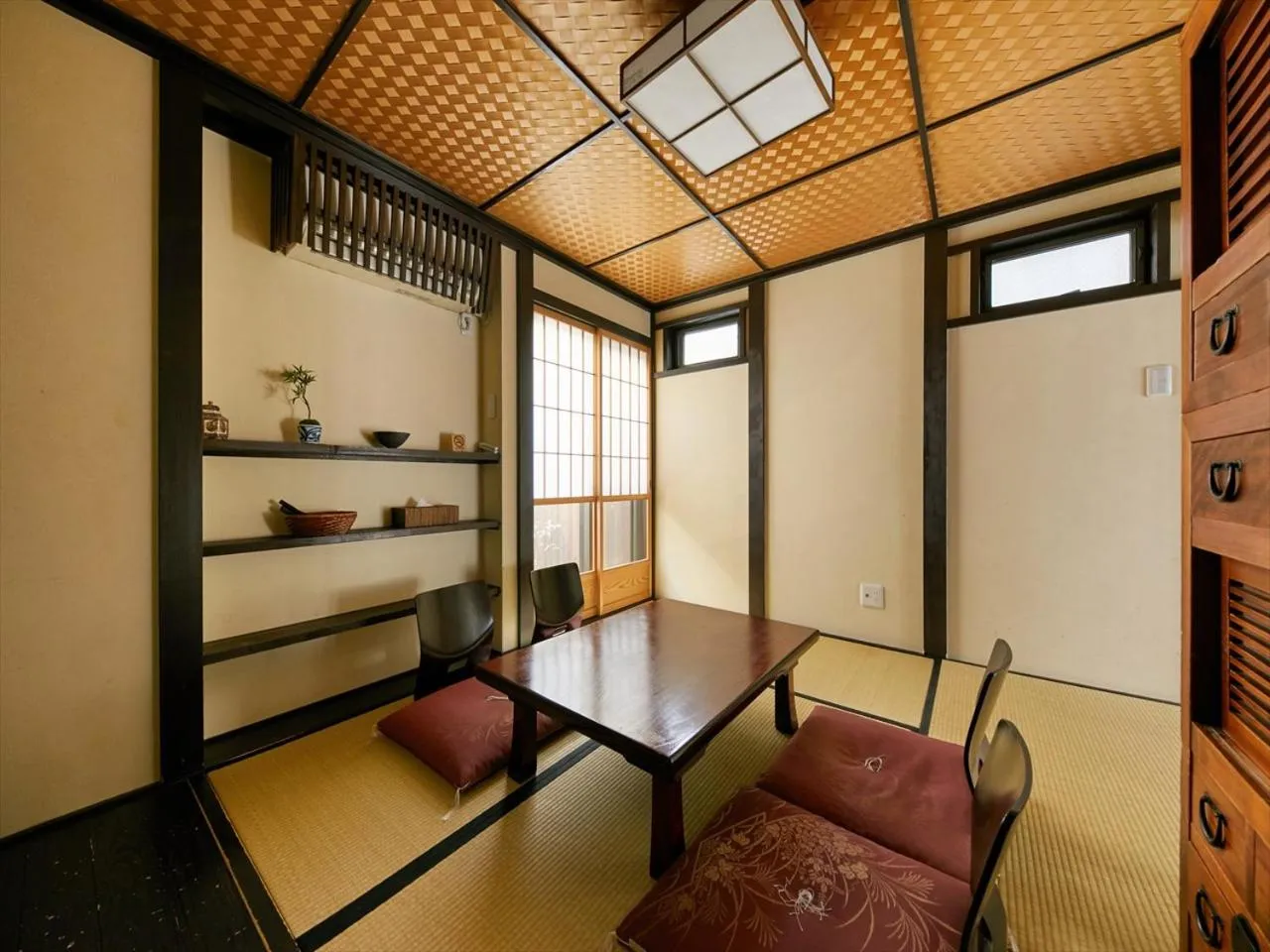 Living room in Kikyo-an Cozy Private Machiya near JR Nijo Station