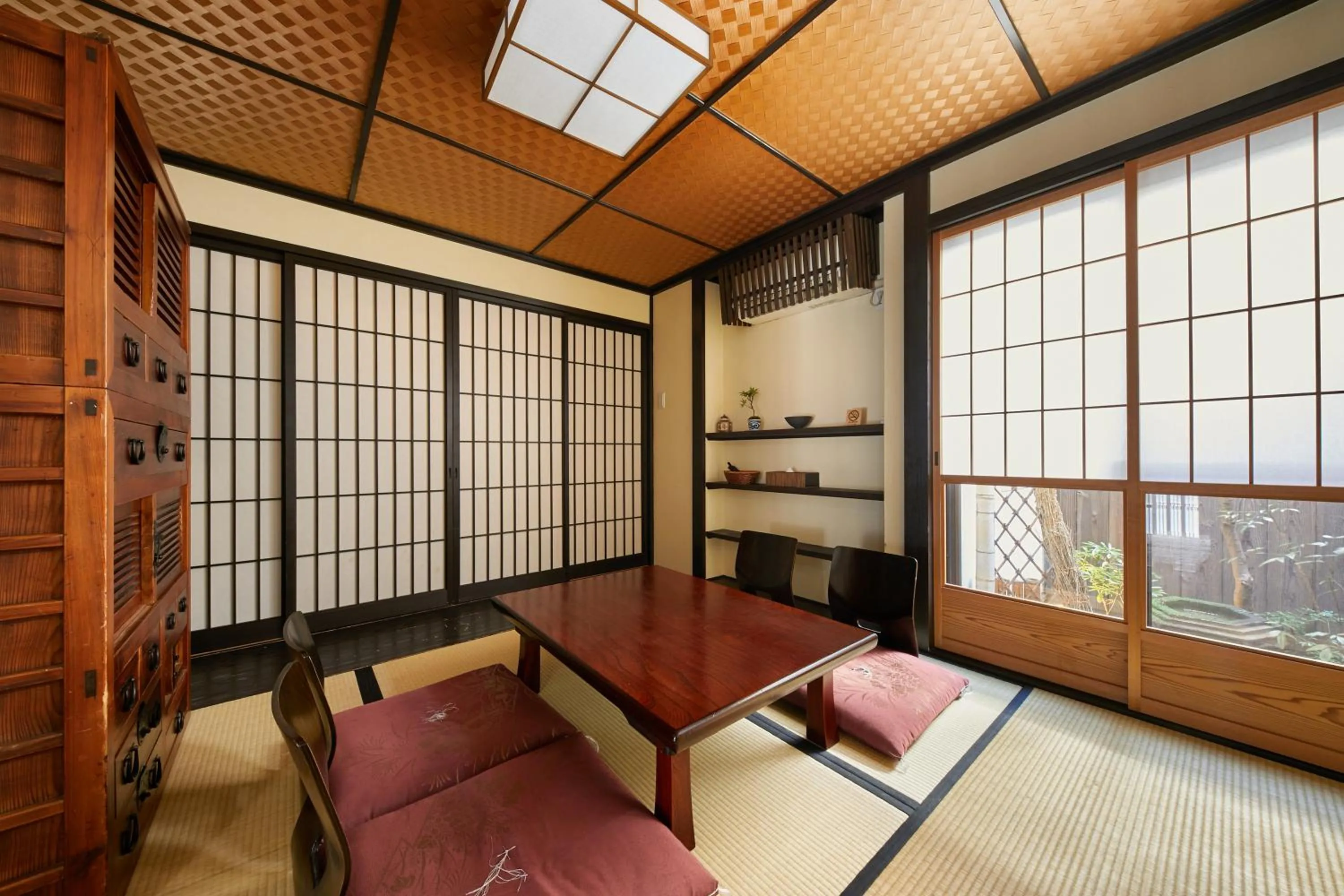 Living room in Kikyo-an Cozy Private Machiya near JR Nijo Station