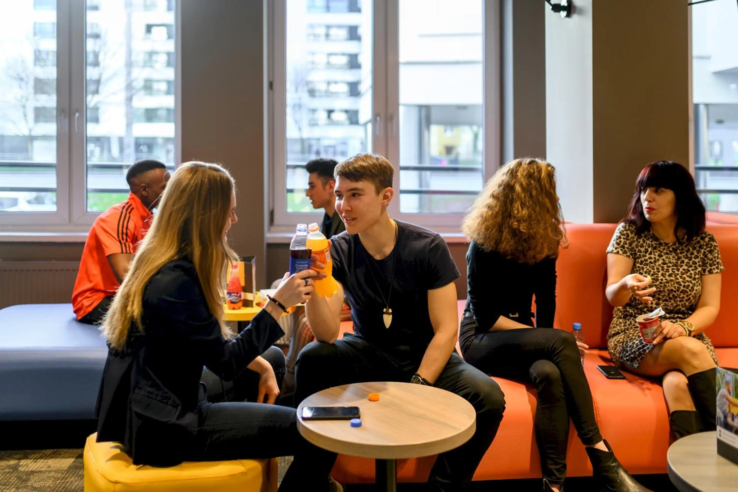 Lounge or bar in a&o Warszawa Wola