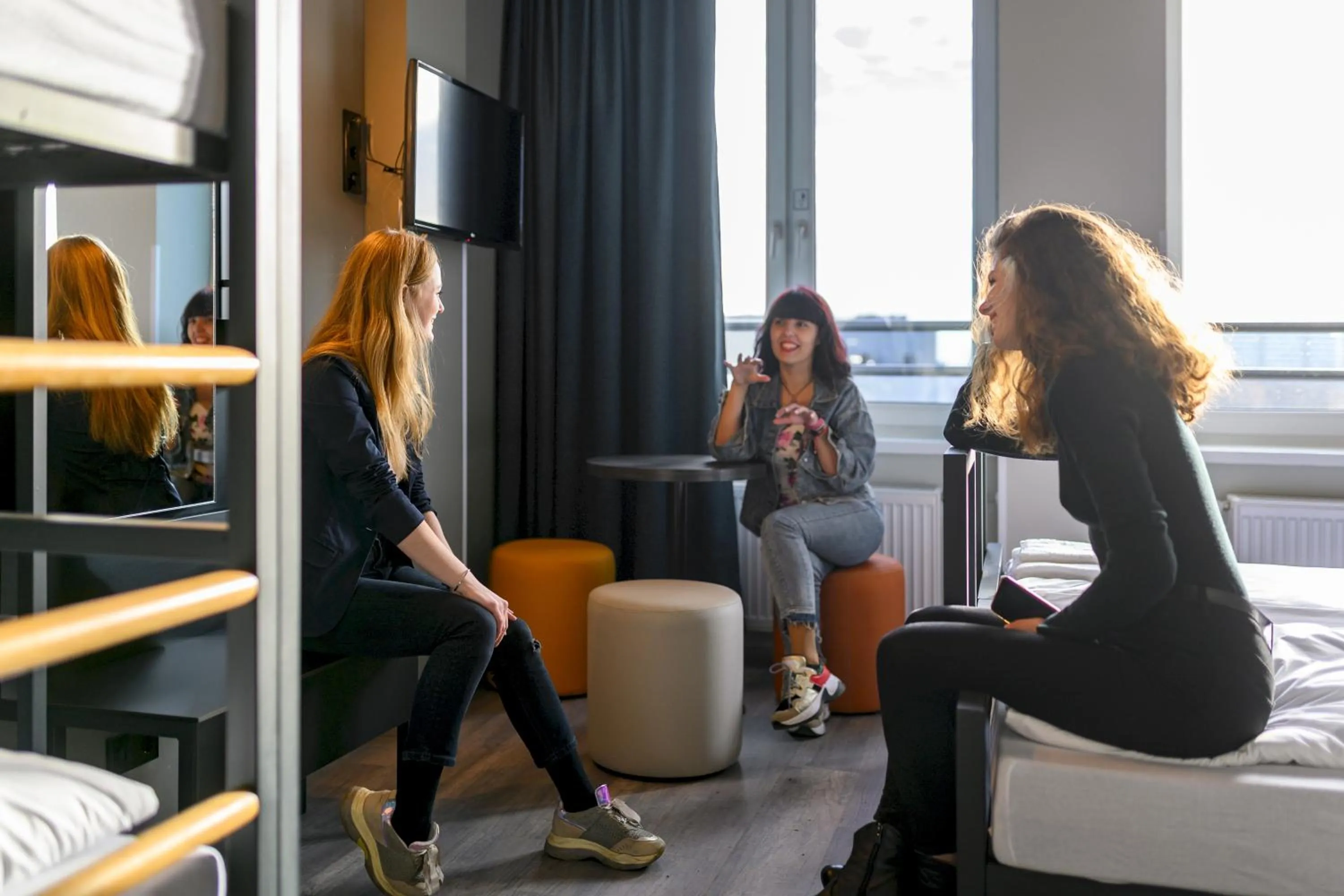 Photo of the whole room in a&o Warszawa Wola