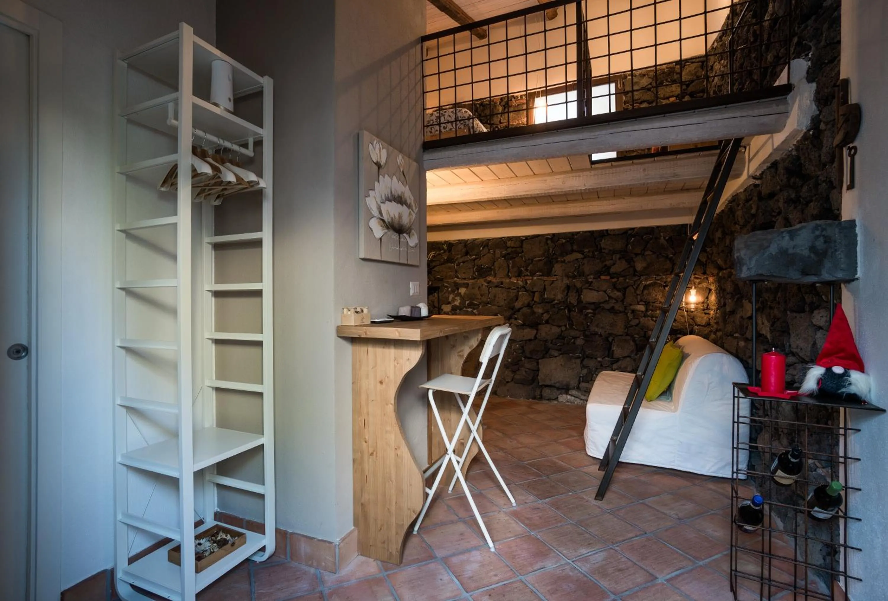 Living room in B&B La Casetta