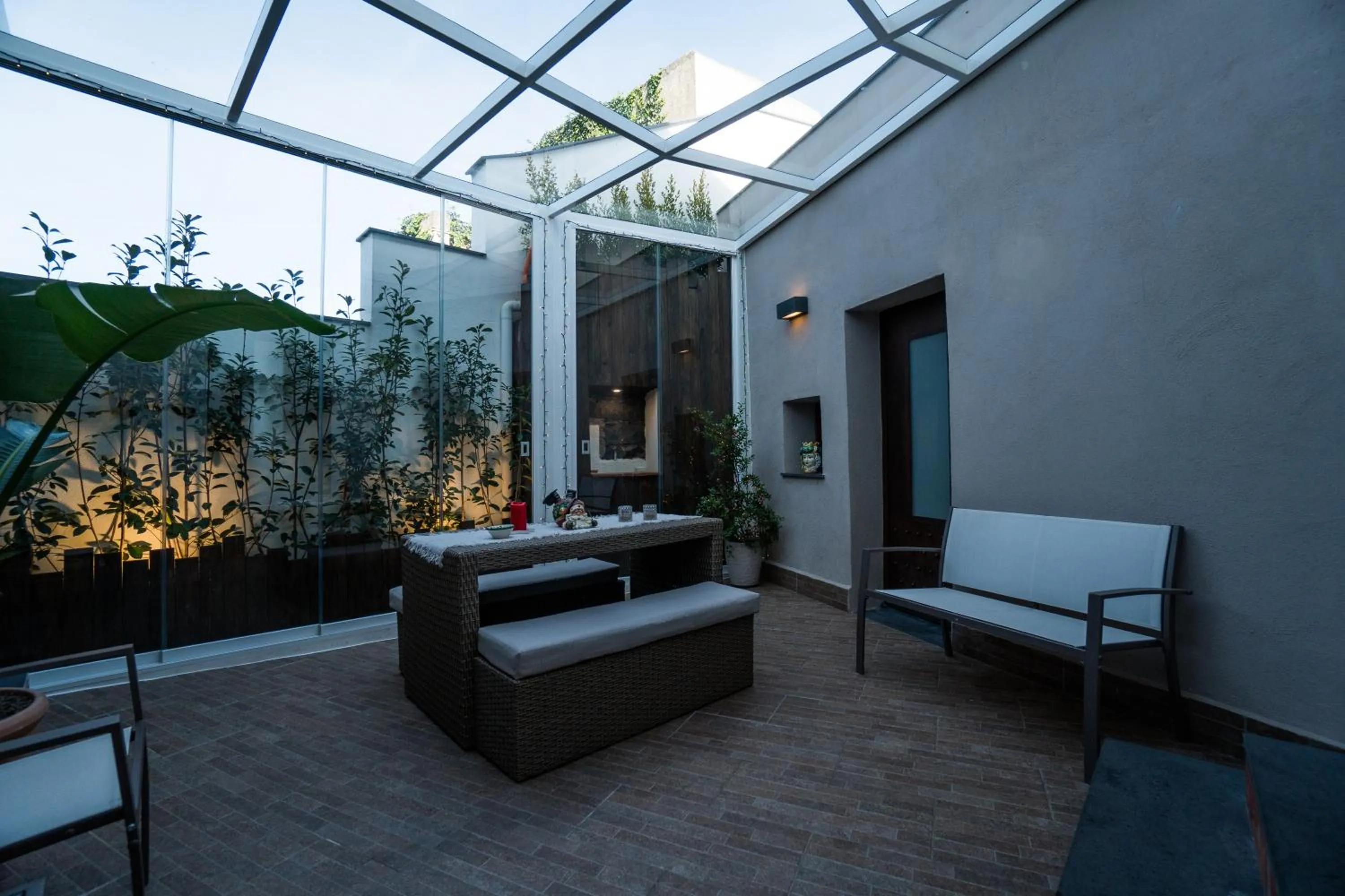 Patio in B&B La Casetta