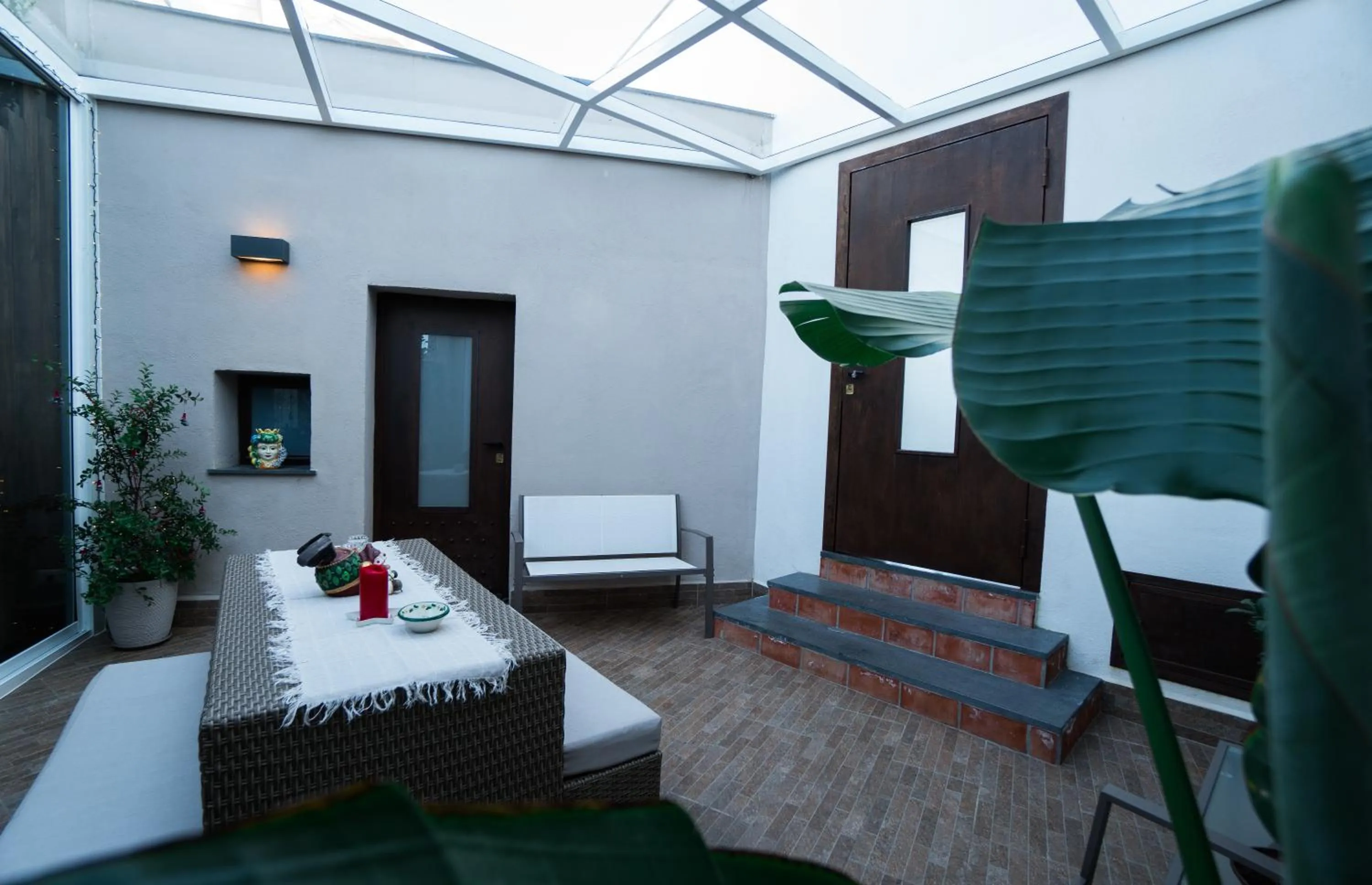 Patio in B&B La Casetta