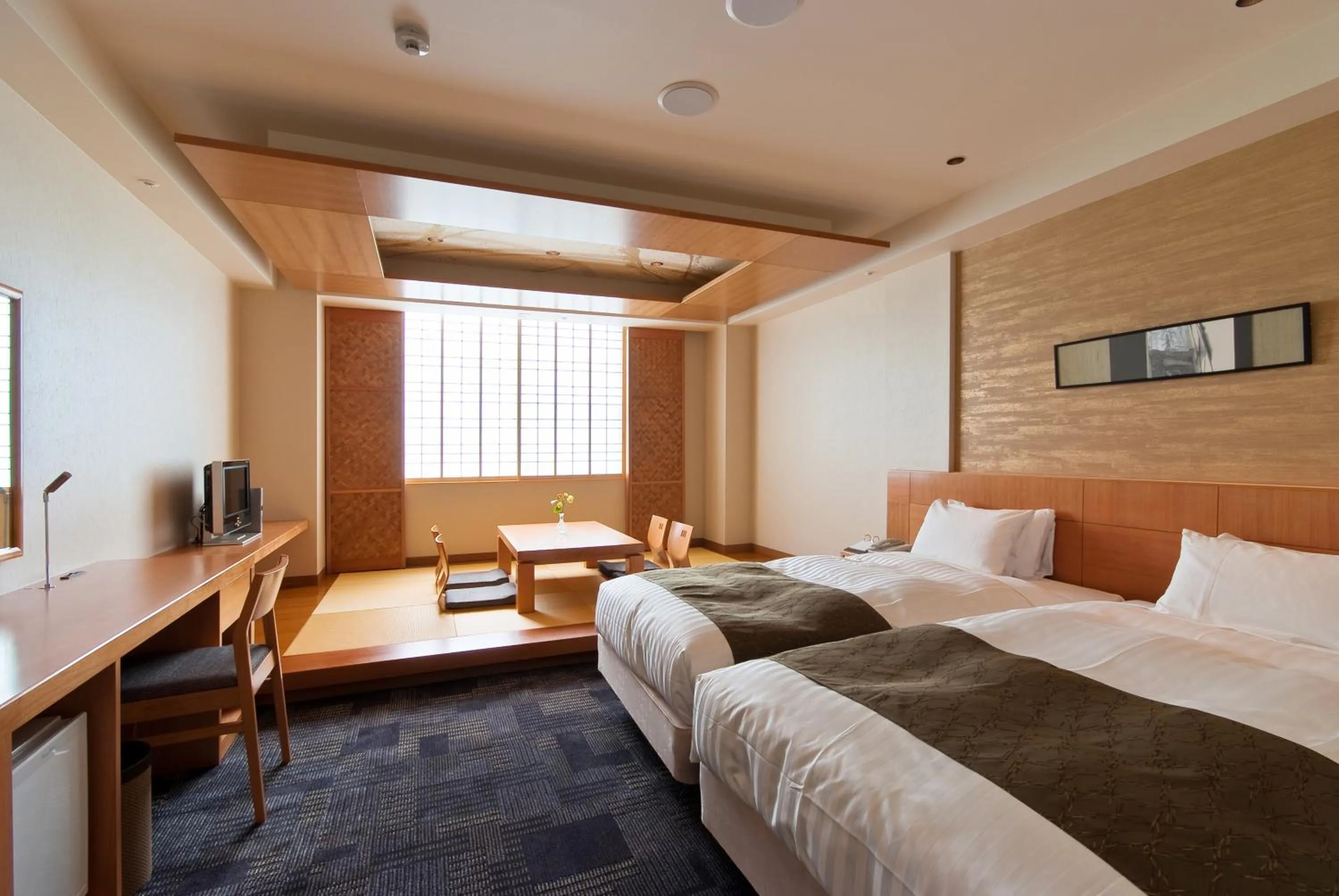 Photo of the whole room, Bed in Nara Plaza Hotel