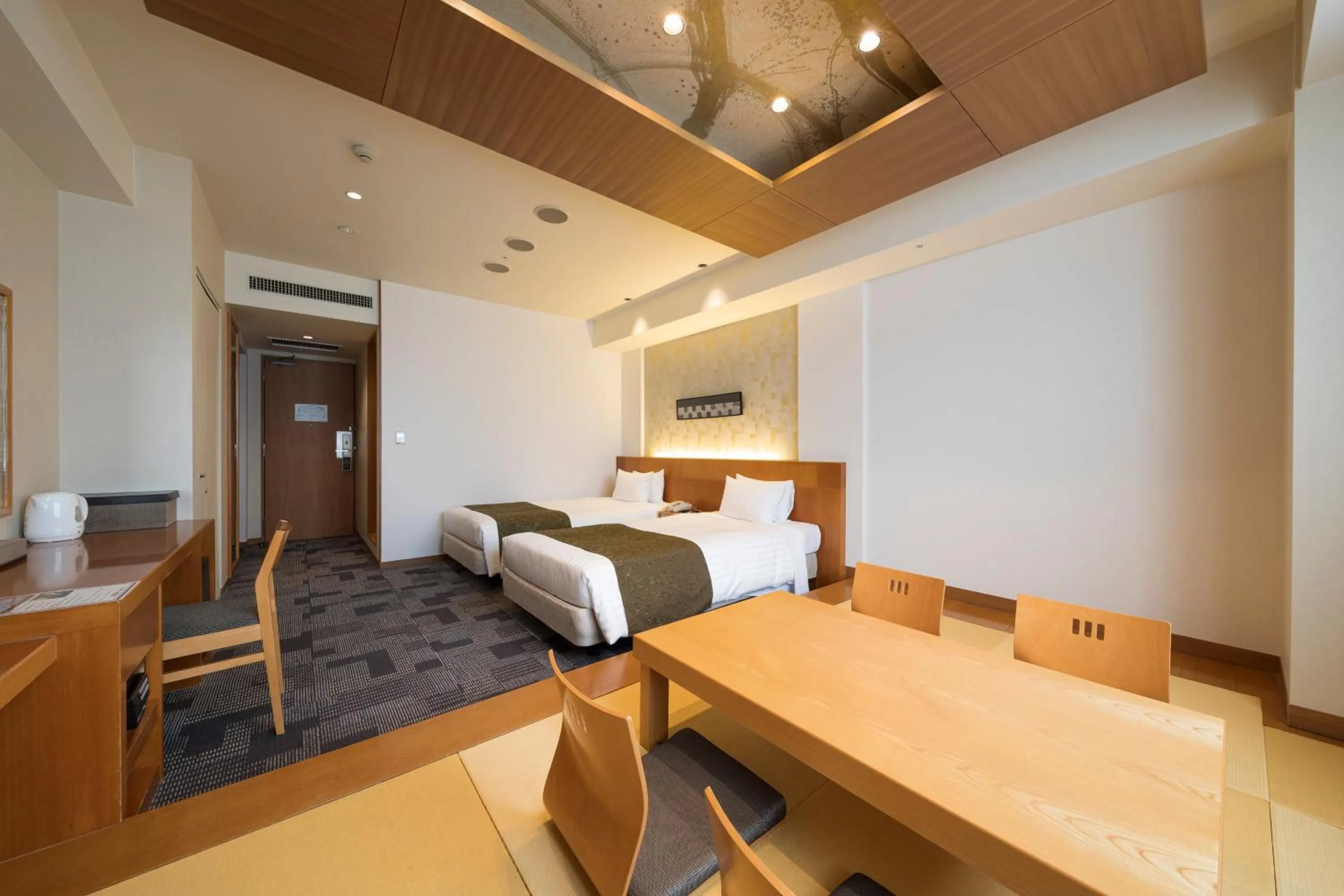 Photo of the whole room, Bed in Nara Plaza Hotel