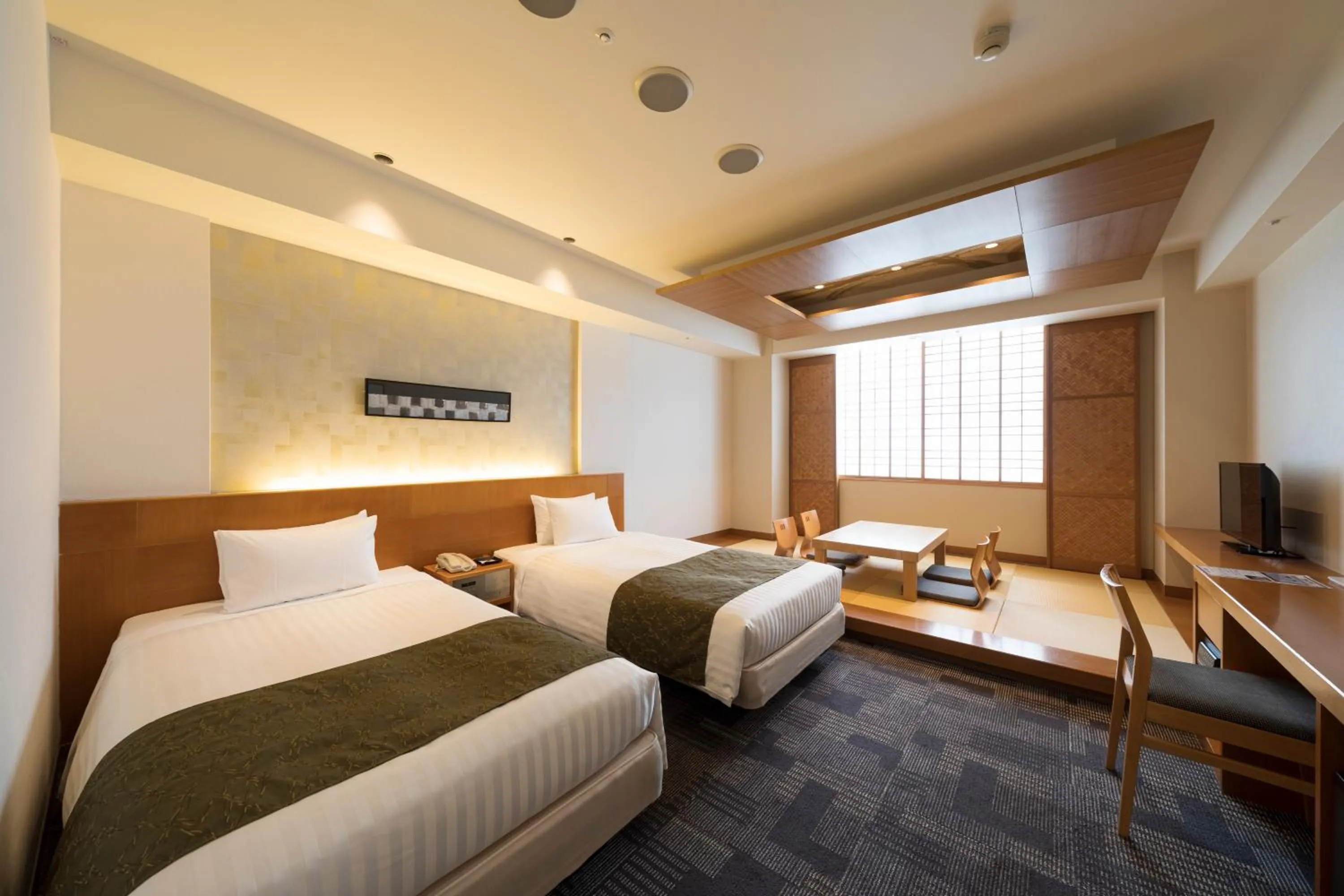 Photo of the whole room, Bed in Nara Plaza Hotel
