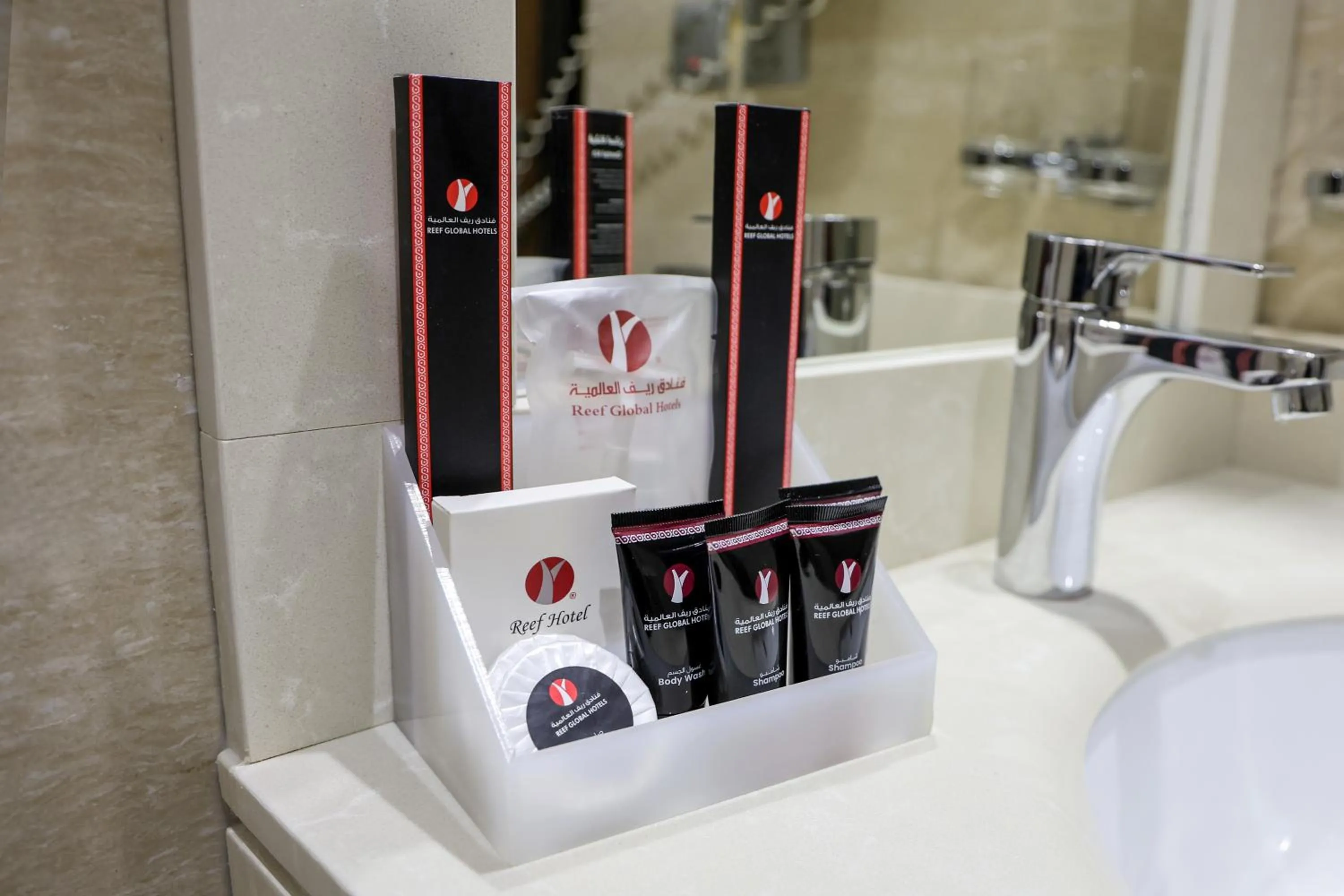 Bathroom in Reef Global Hotel