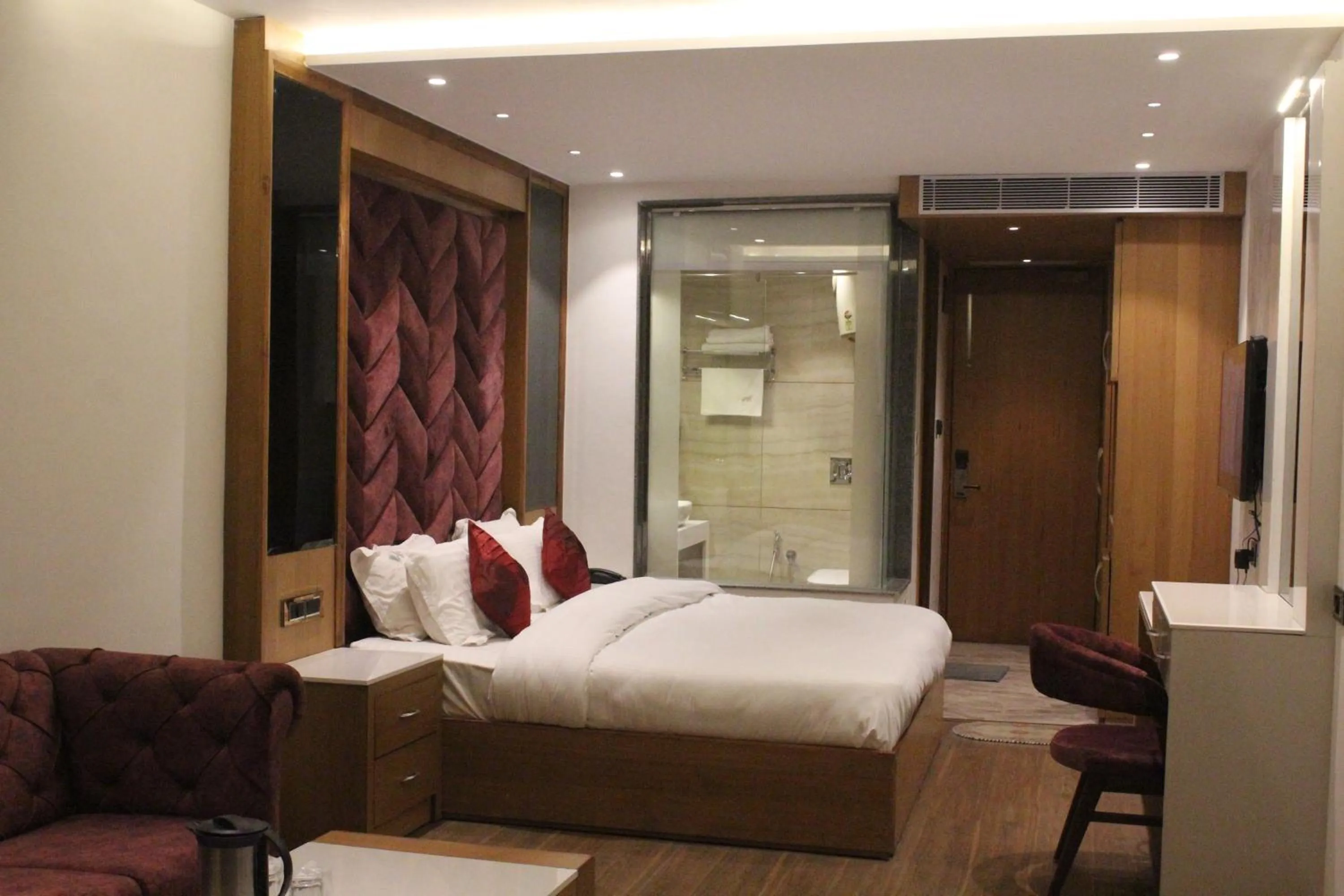 View (from property/room), Bed in Sagrika Resort Dalhousie