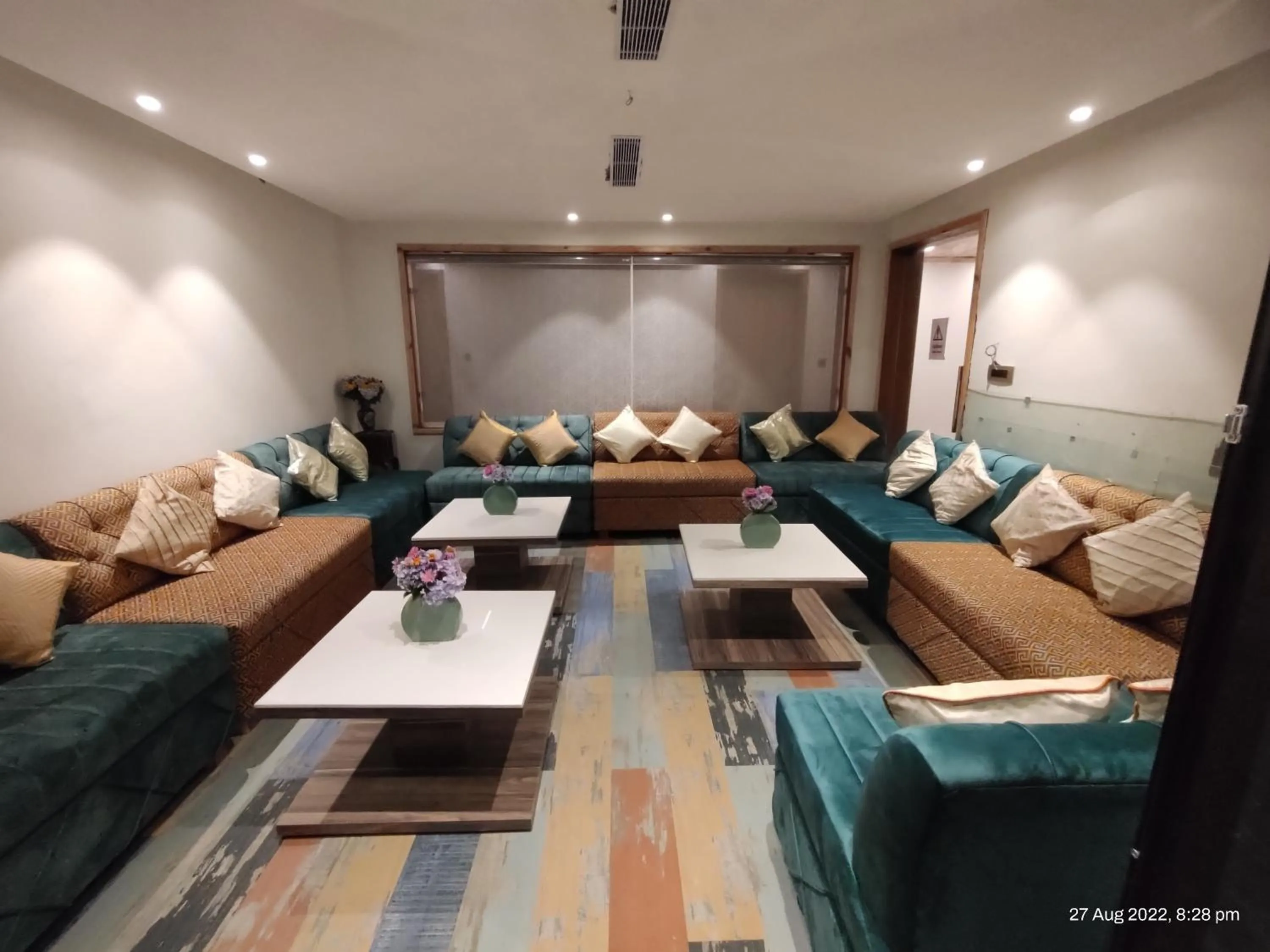 Seating area in Sagrika Resort Dalhousie