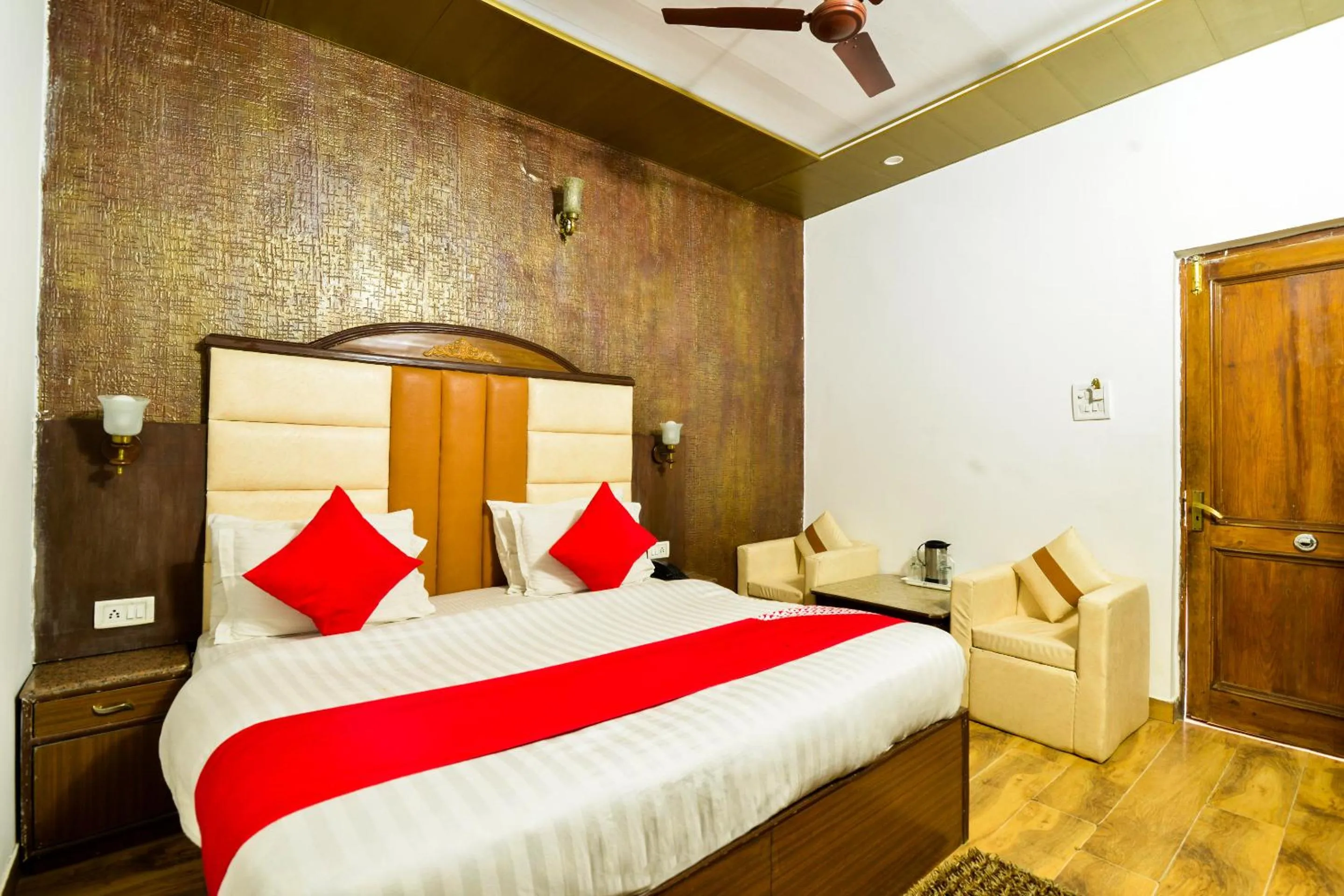 View (from property/room), Bed in Sagrika Resort Dalhousie