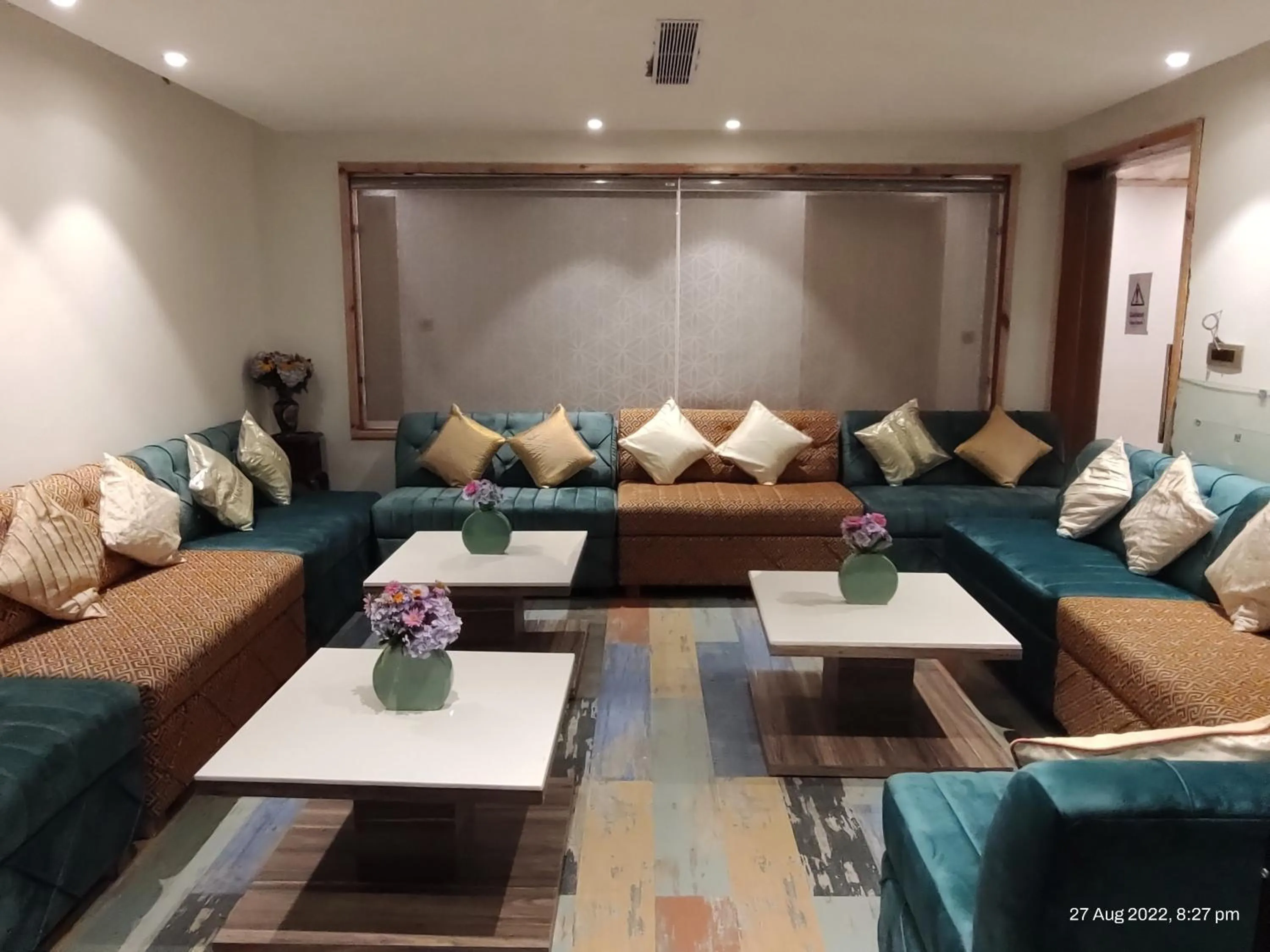 Seating area in Sagrika Resort Dalhousie