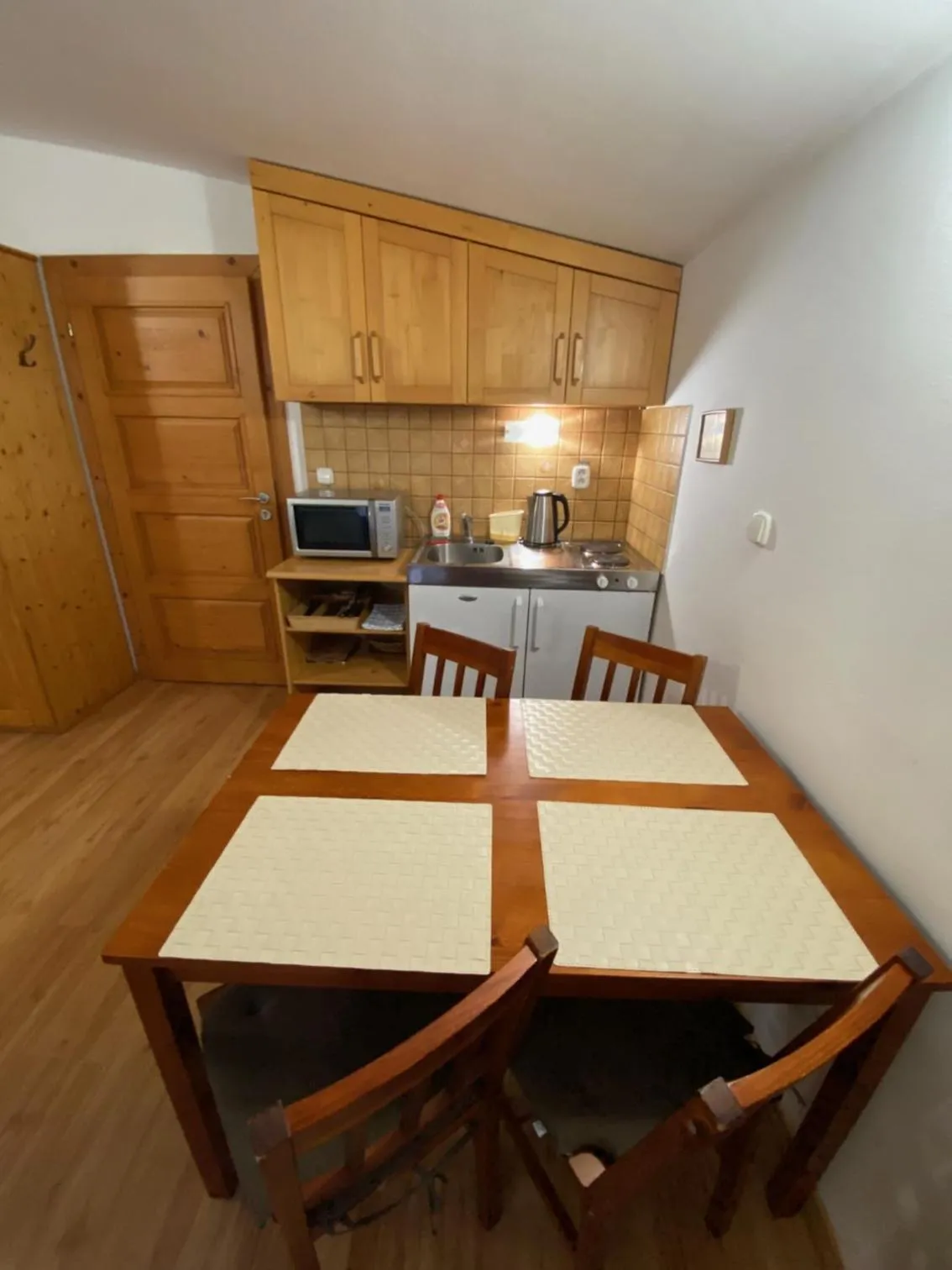 Kitchen or kitchenette in Penzión Jozef a apartmány