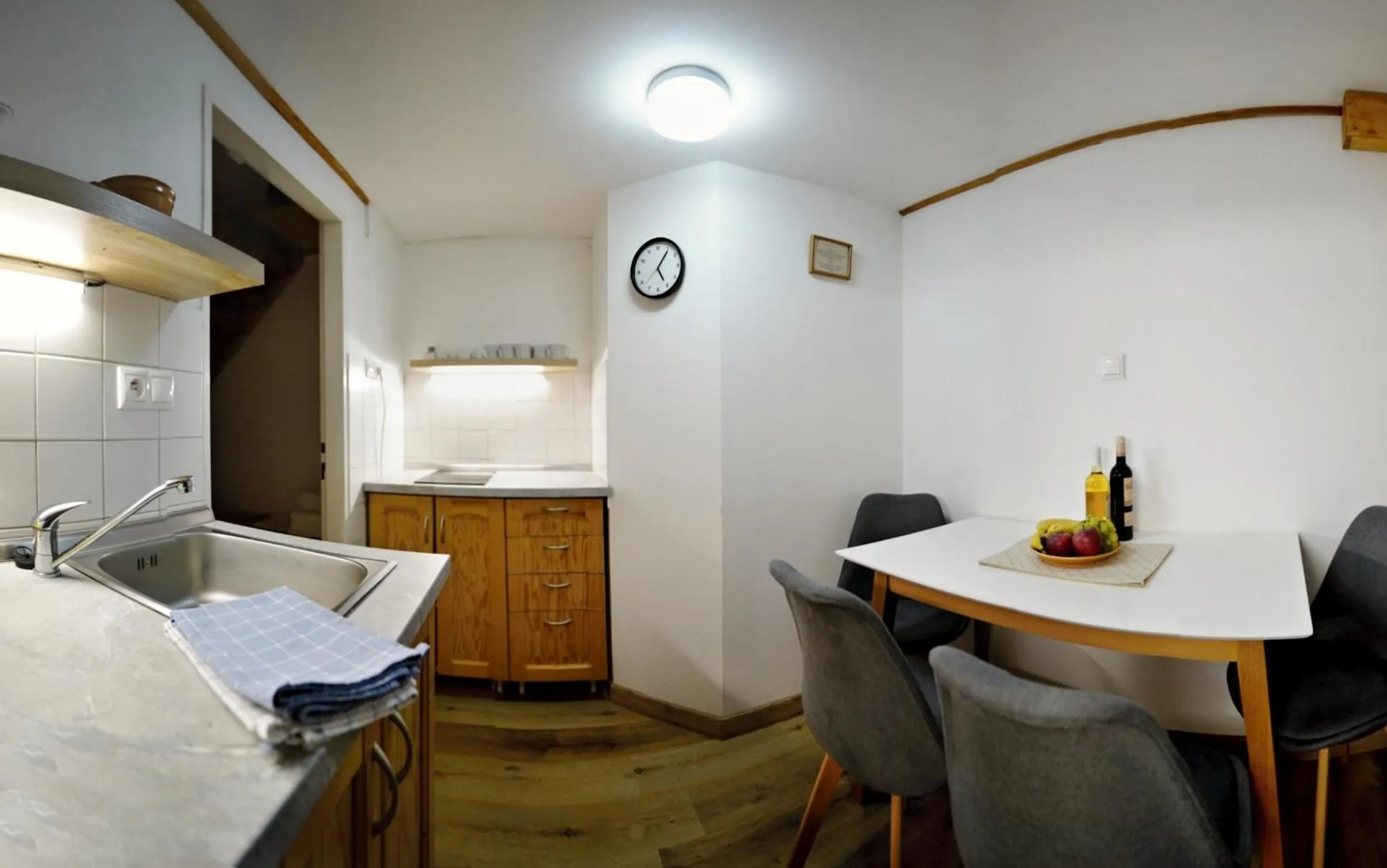 Kitchen or kitchenette, Bed in Penzión Jozef a apartmány