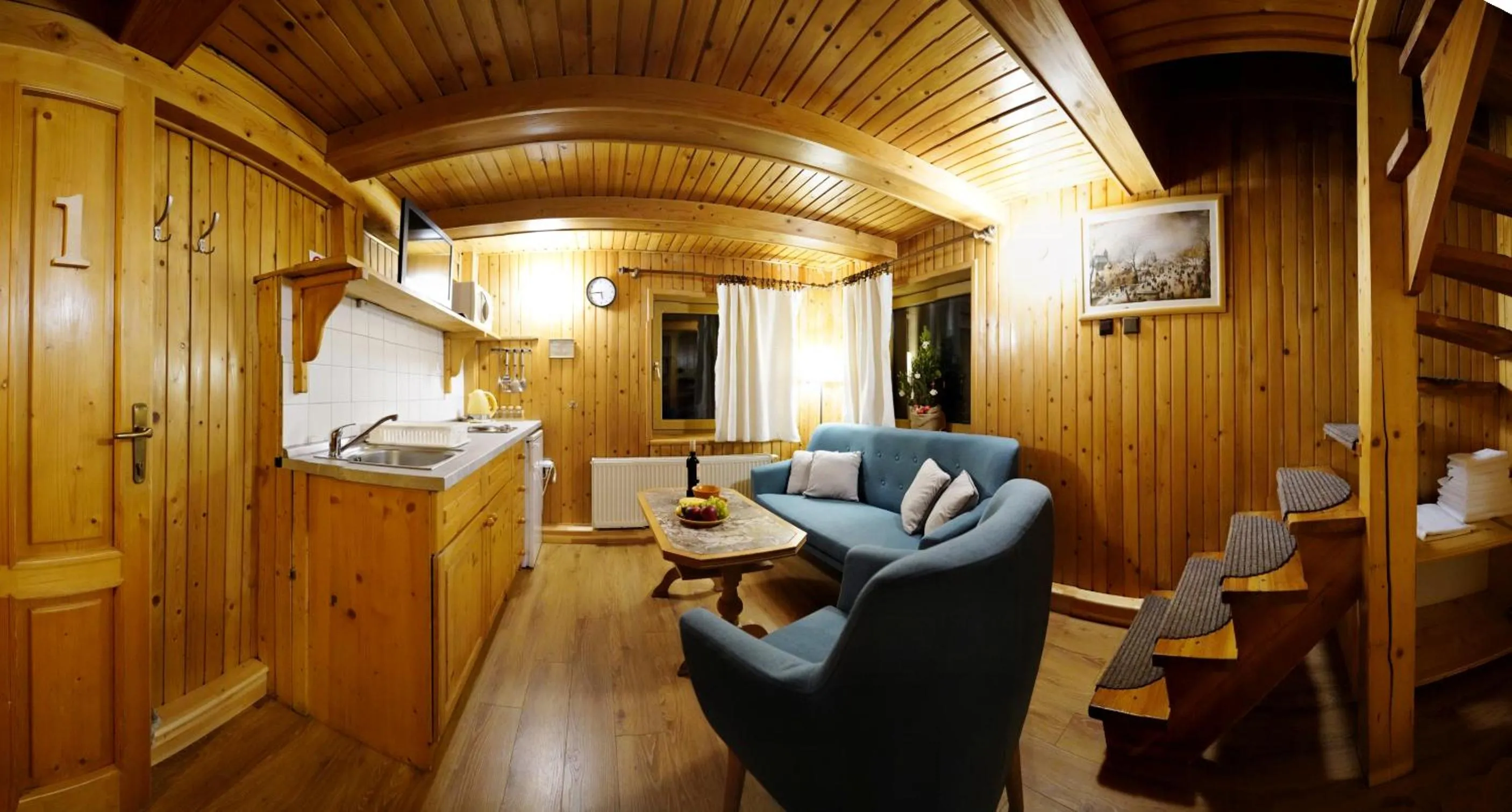 Kitchen or kitchenette in Penzión Jozef a apartmány