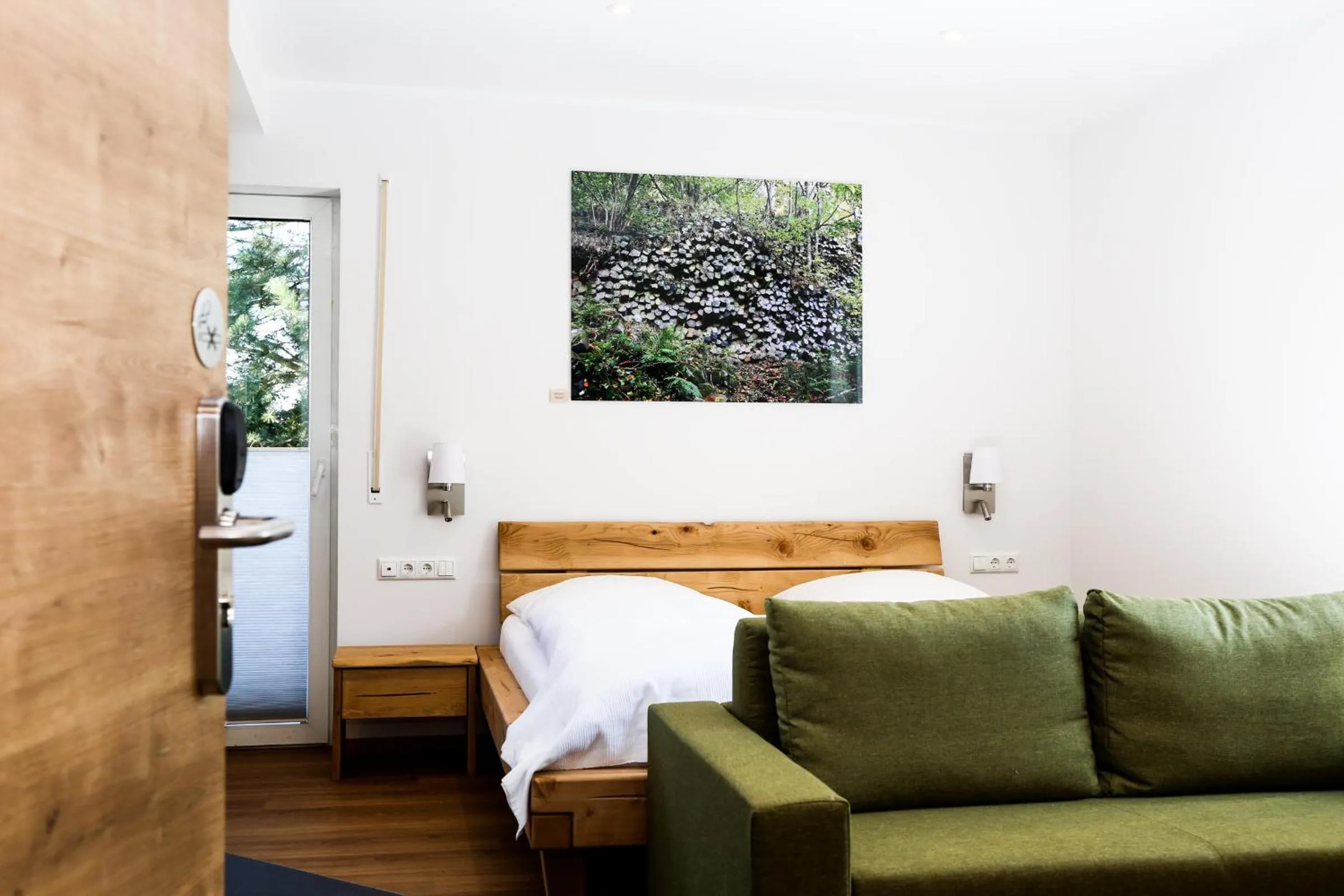 Bed in Landhotel Grashof