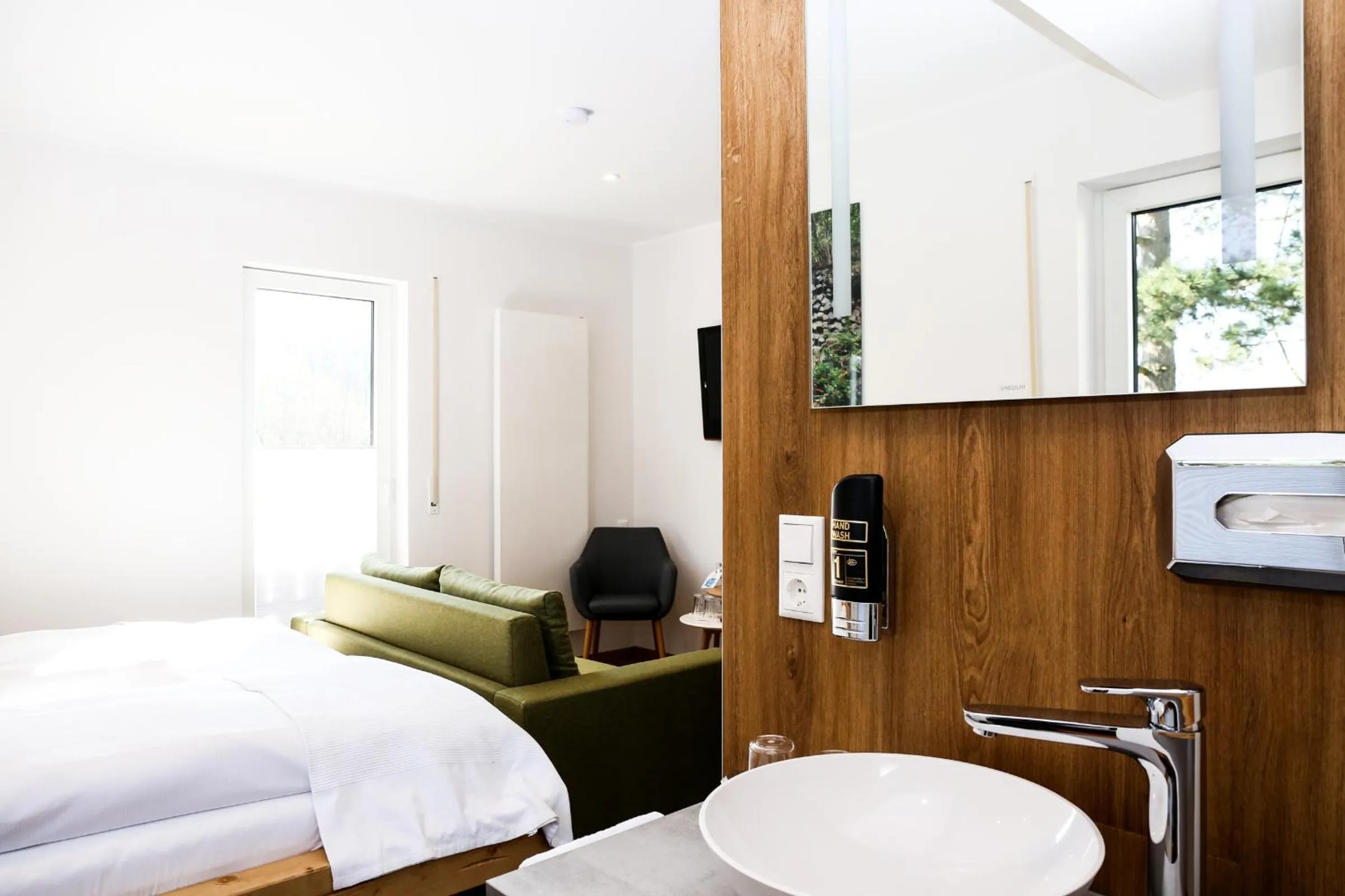 Bed in Landhotel Grashof