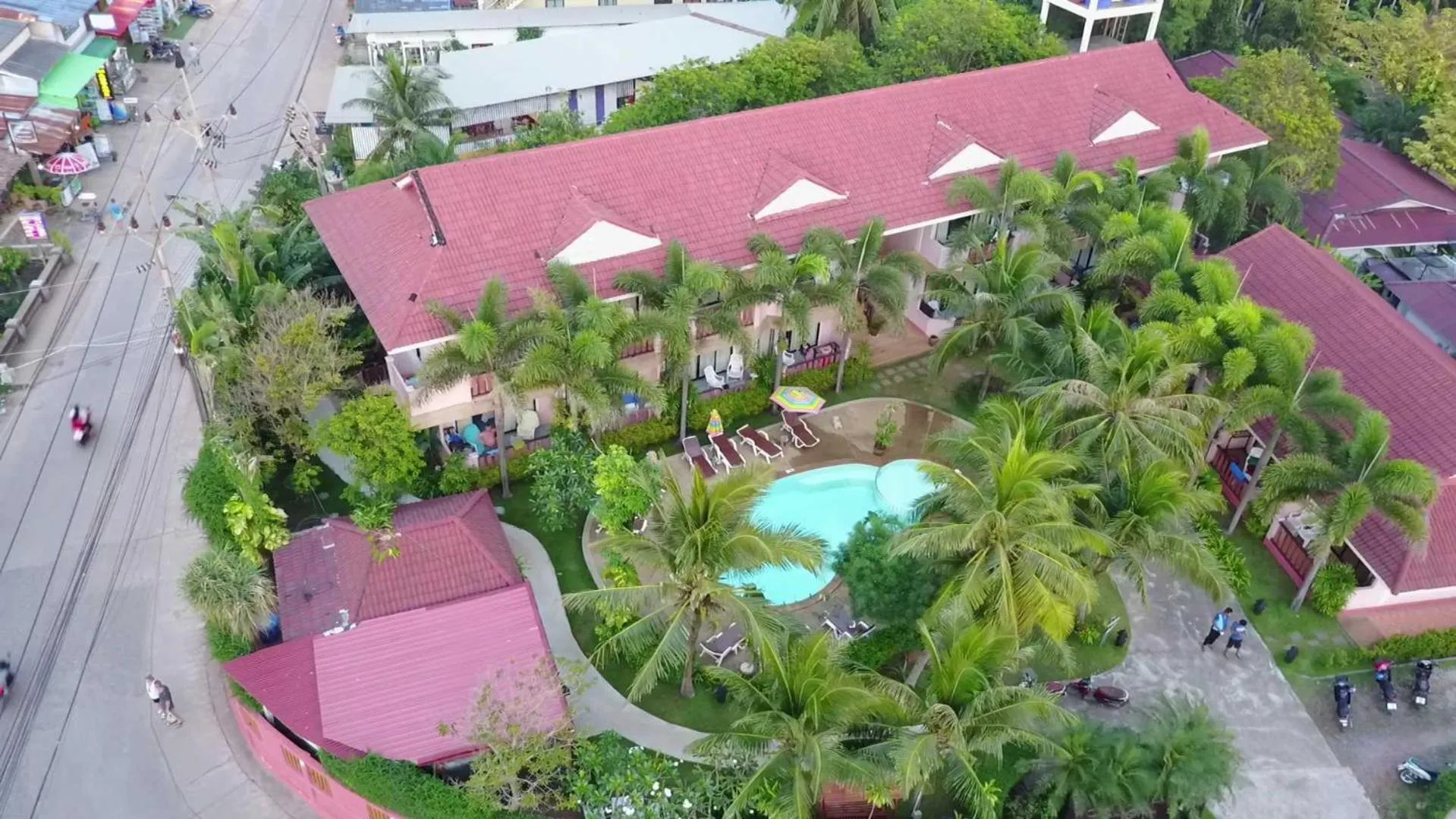 Bird's eye view in Lanta Seafront Resort