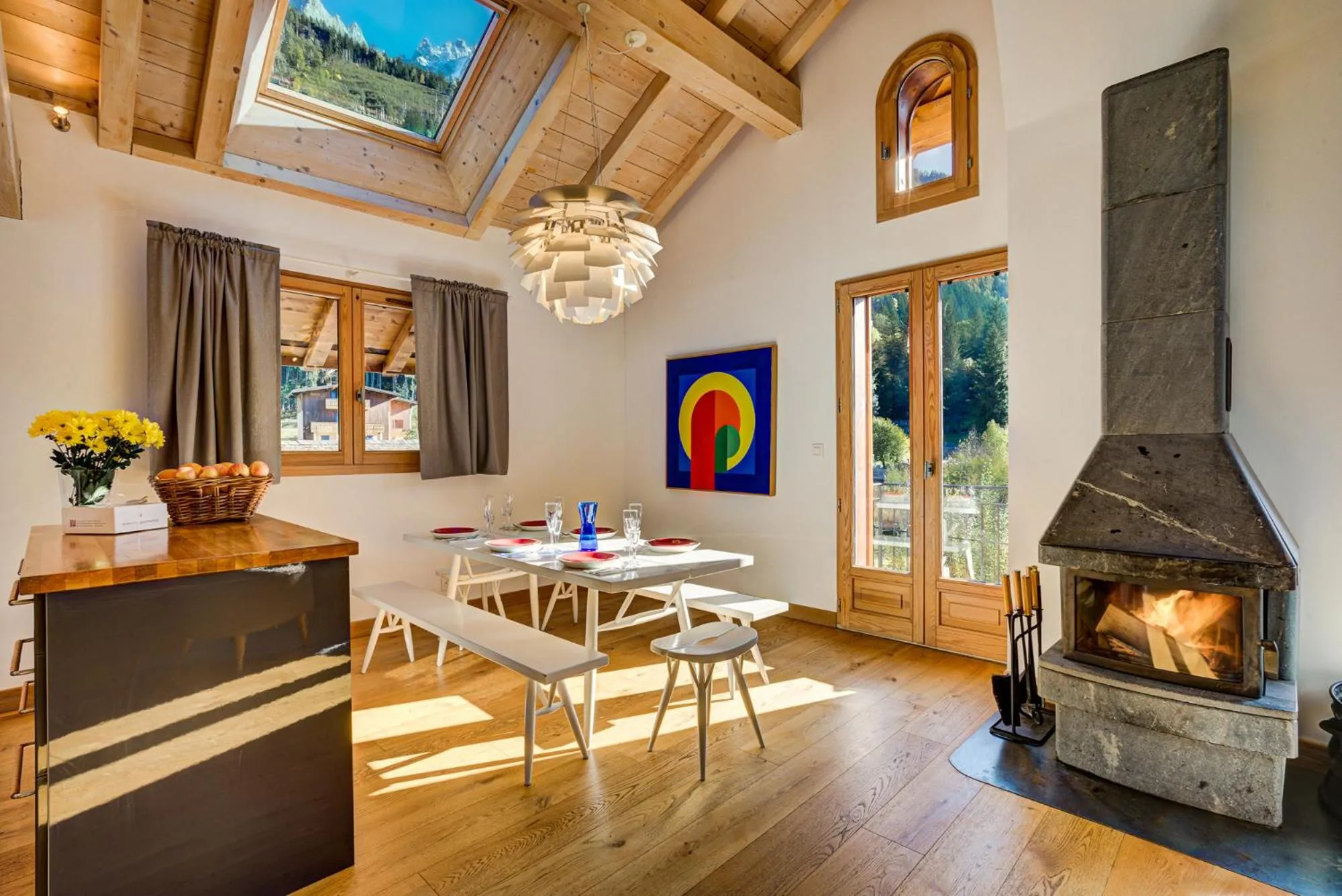 Seating area in Villa Mont Blanc