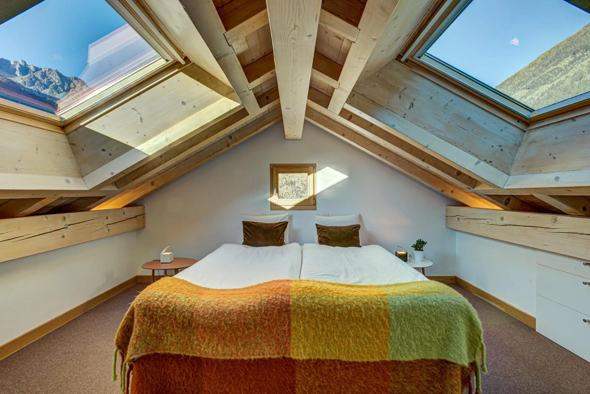Bed in Villa Mont Blanc