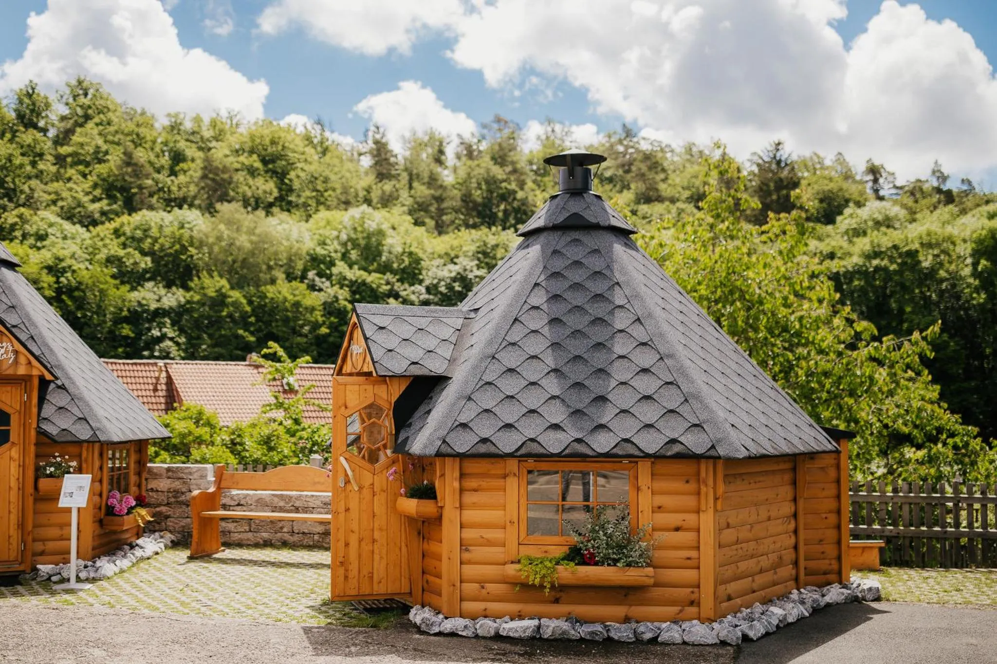 BBQ facilities in HarzHotel Güntersberge