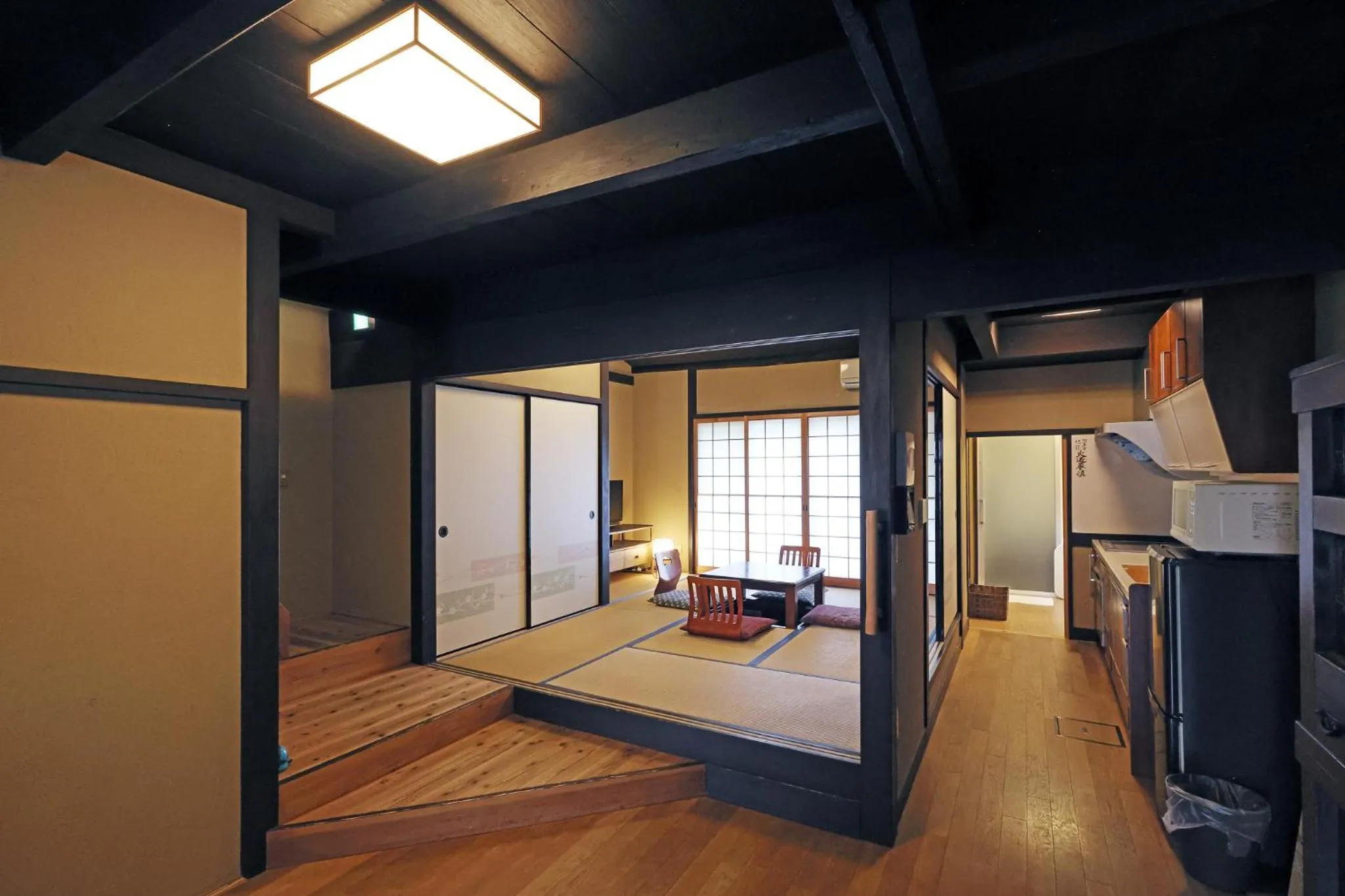 Living room, Bed in Heiankyu-dairi no yado