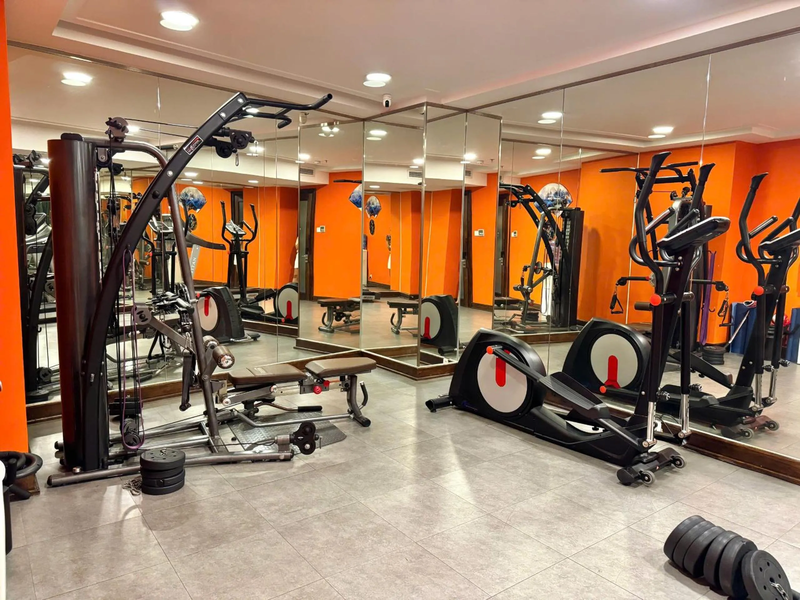 Fitness centre/facilities in The Odys Boutique Hotel