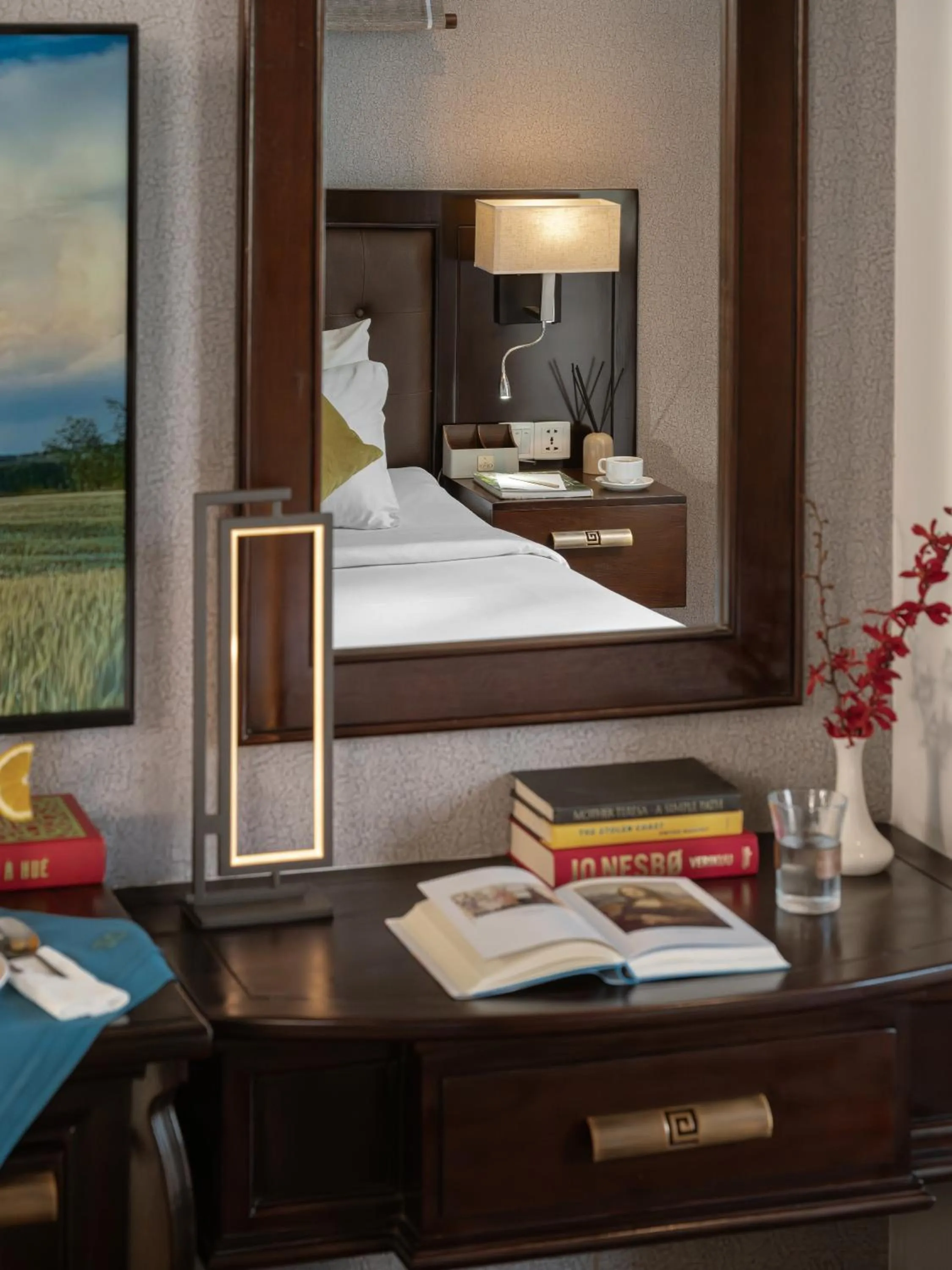 Bed in The Odys Boutique Hotel