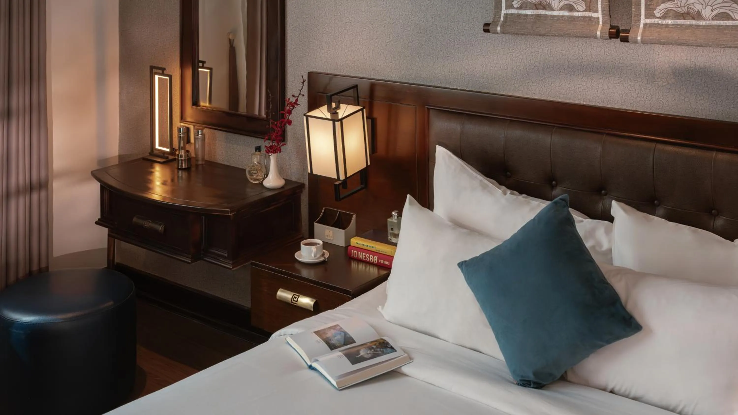 Bed in The Odys Boutique Hotel