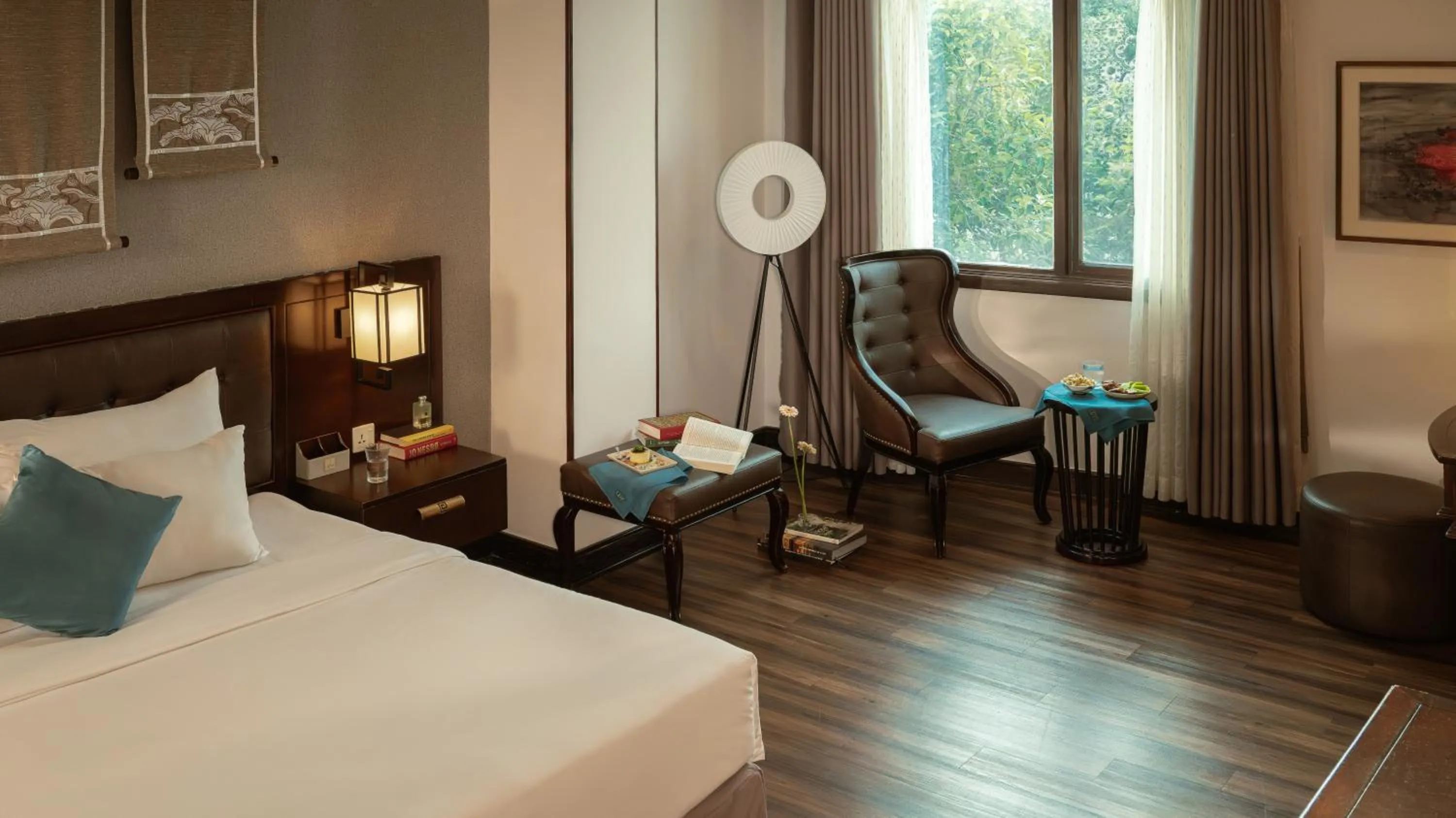 Bed in The Odys Boutique Hotel