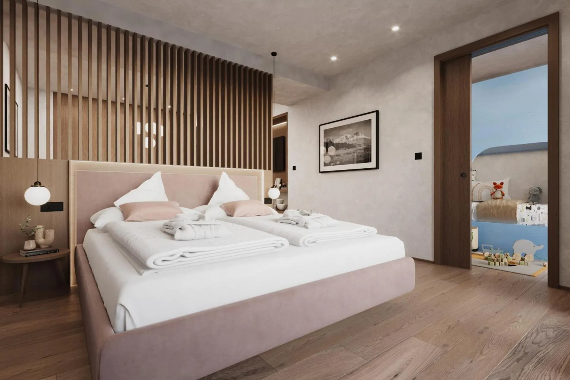 Bed in Amaris Suites