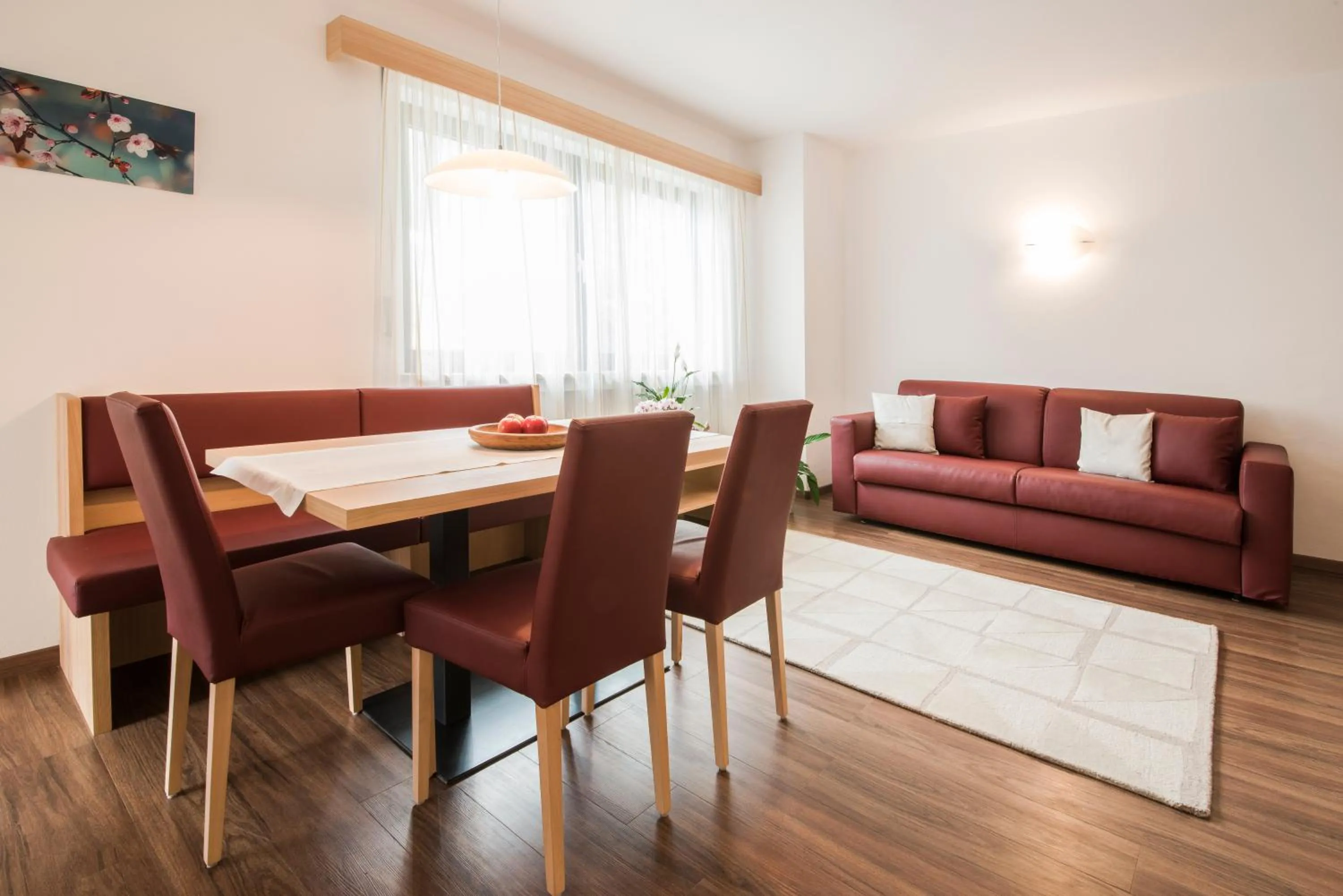 Seating area in Amaris Suites