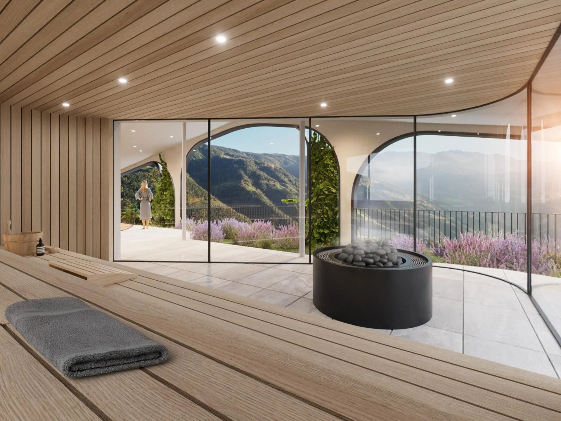 Mountain view in Amaris Suites