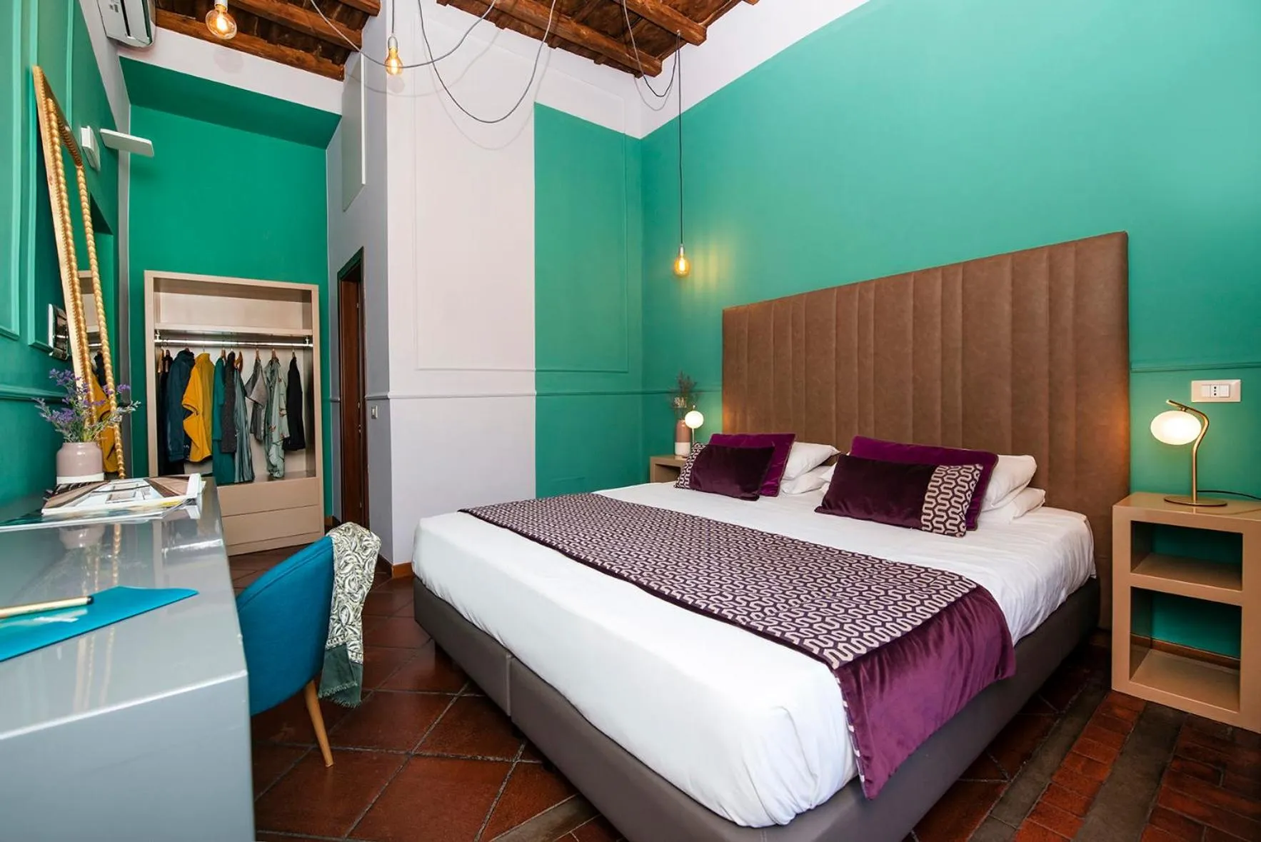 Bed in Town House Campo De Fiori